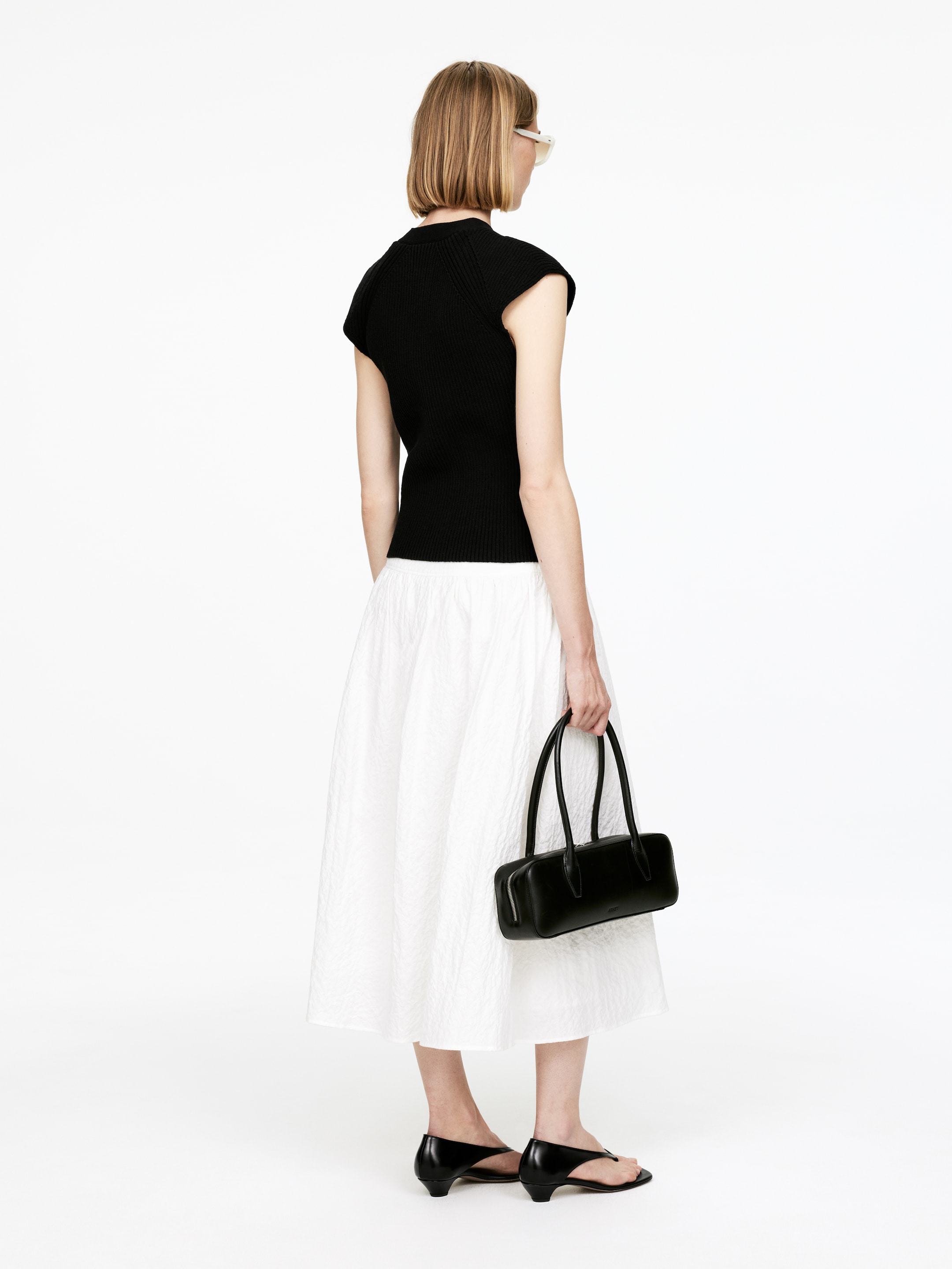 Visualizza immagine più grande: Gonna in seersucker - Bianco sporco - DONNA | H&M IT 4