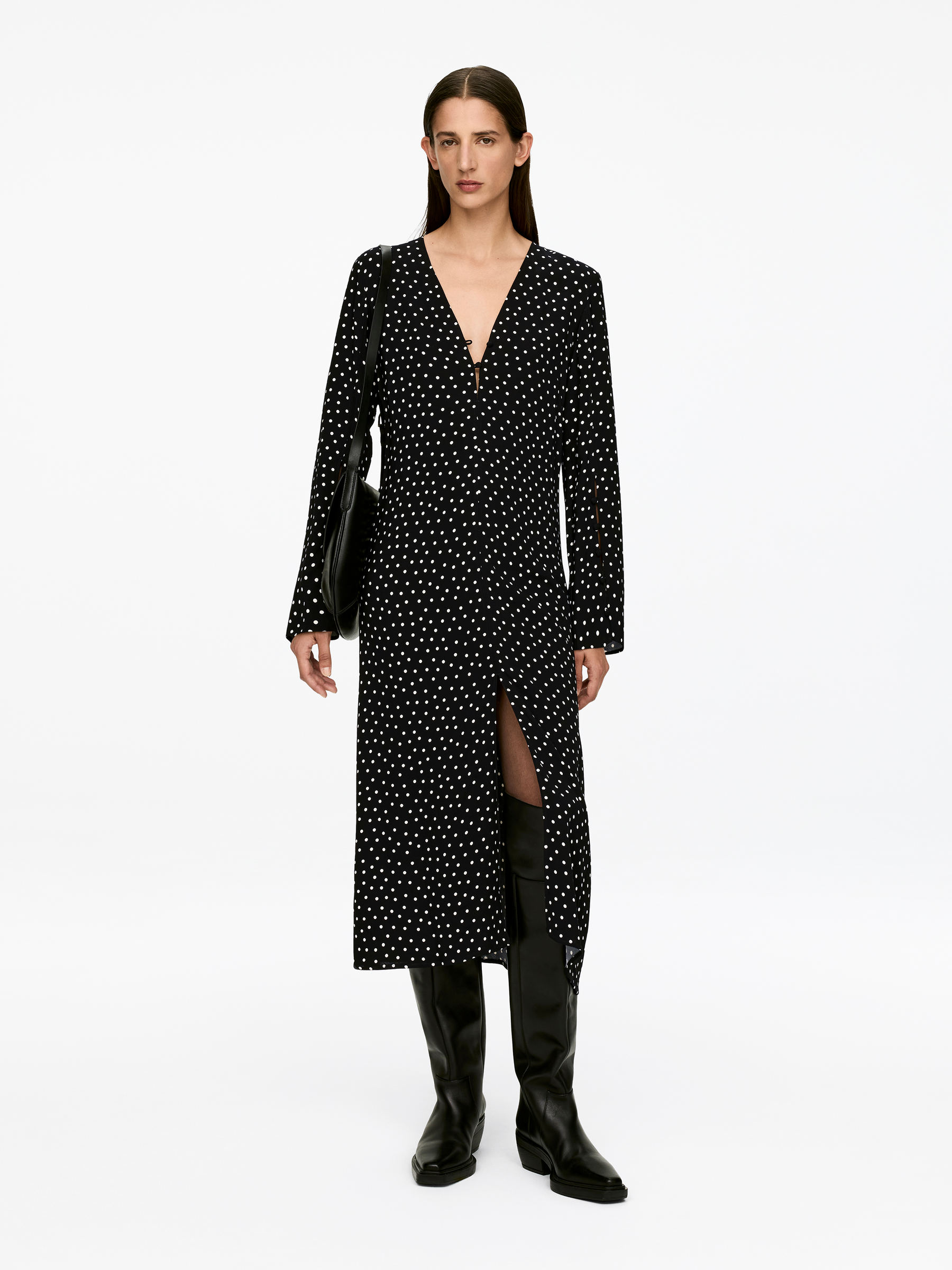 Print Maxi Dress-#272627-16873