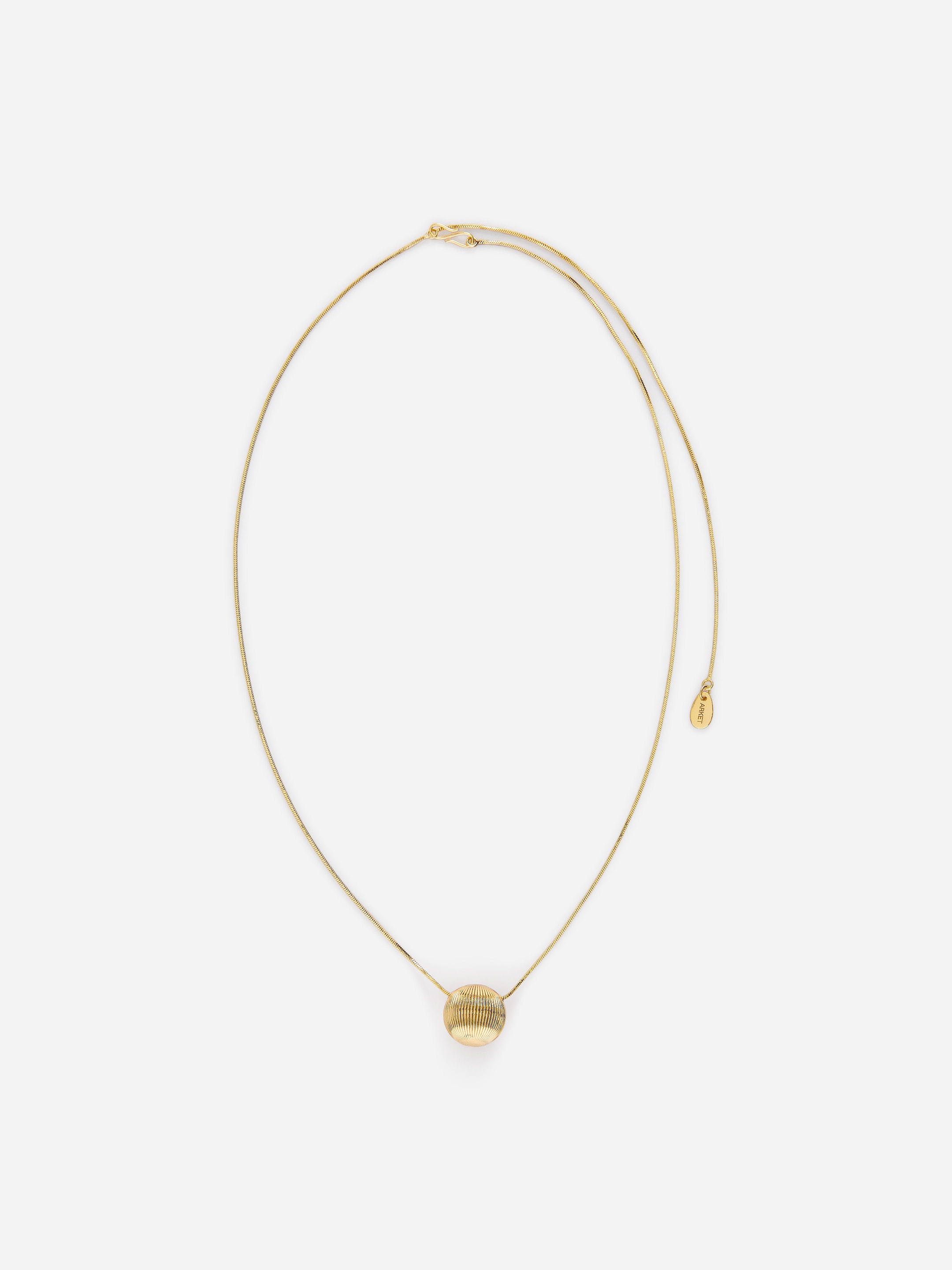 Pendant necklace-#F1EAB9-19052