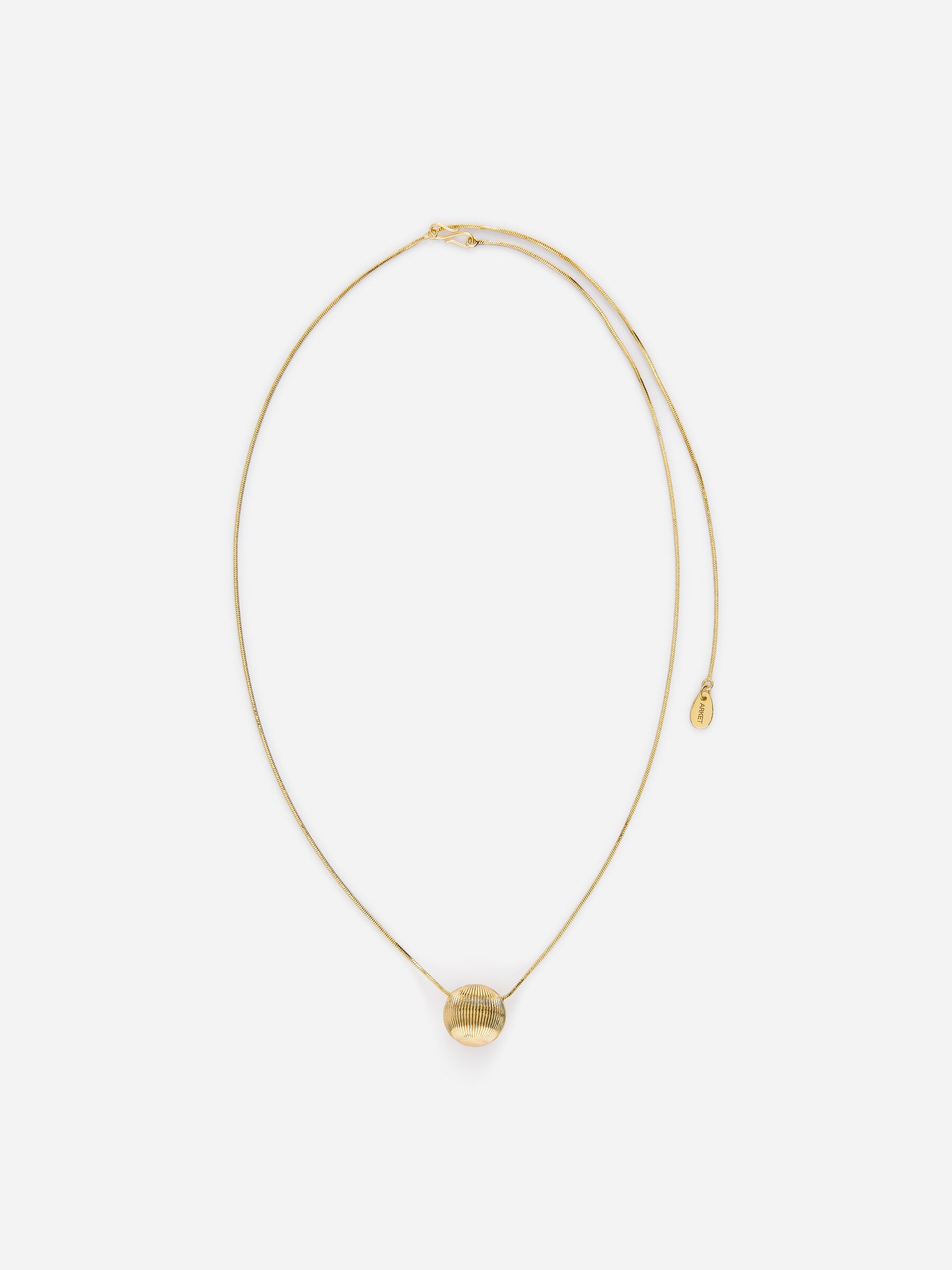 Pendant necklace-#F1EAB9-19052