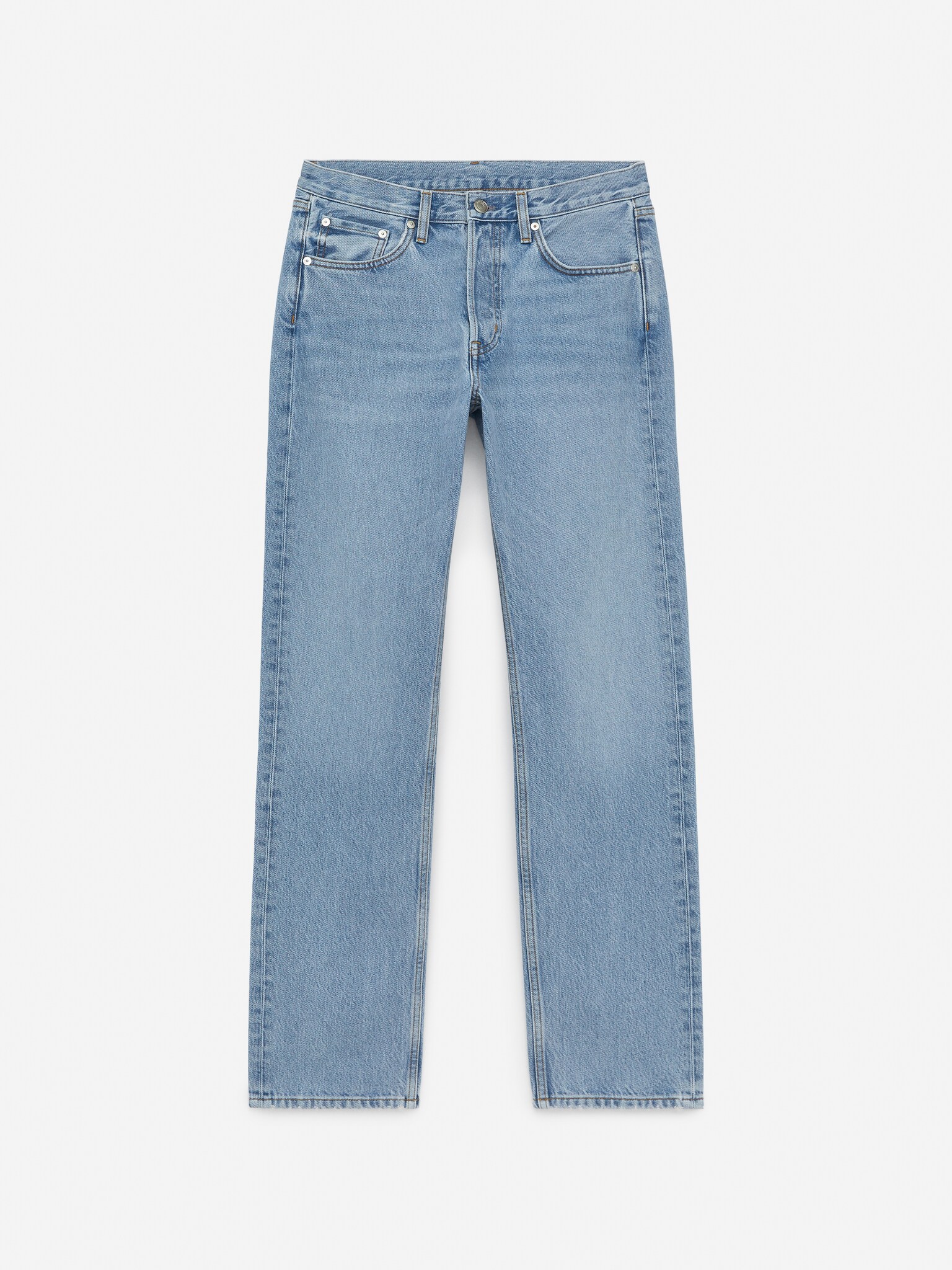Jean droit SNOW - Bleu poudré/Blanc/Bleu vintage