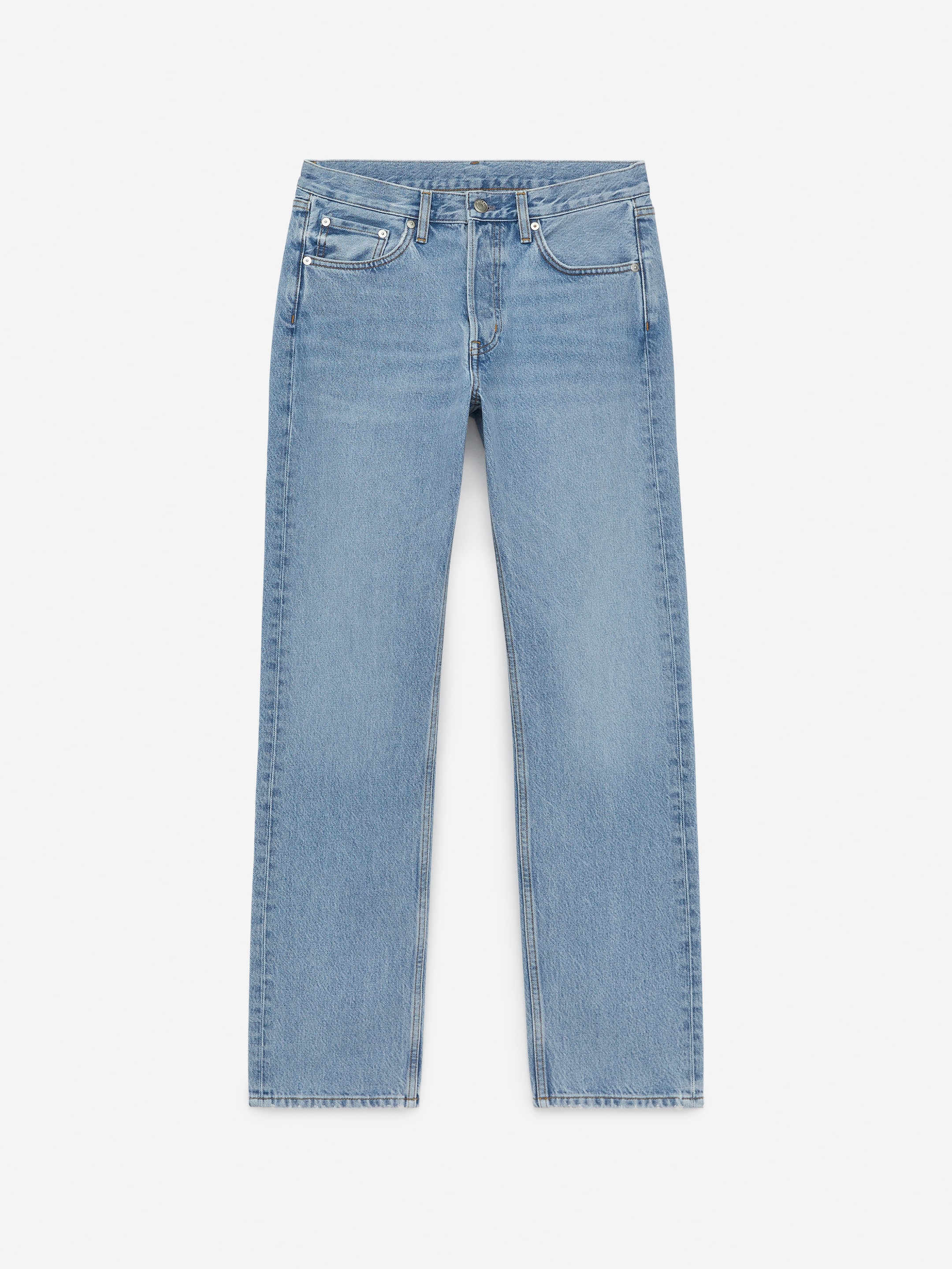 Zobrazit větší obrázek: SNOW Straight Jeans - Zaprášená modrá - ŽENY | H&M CZ 1