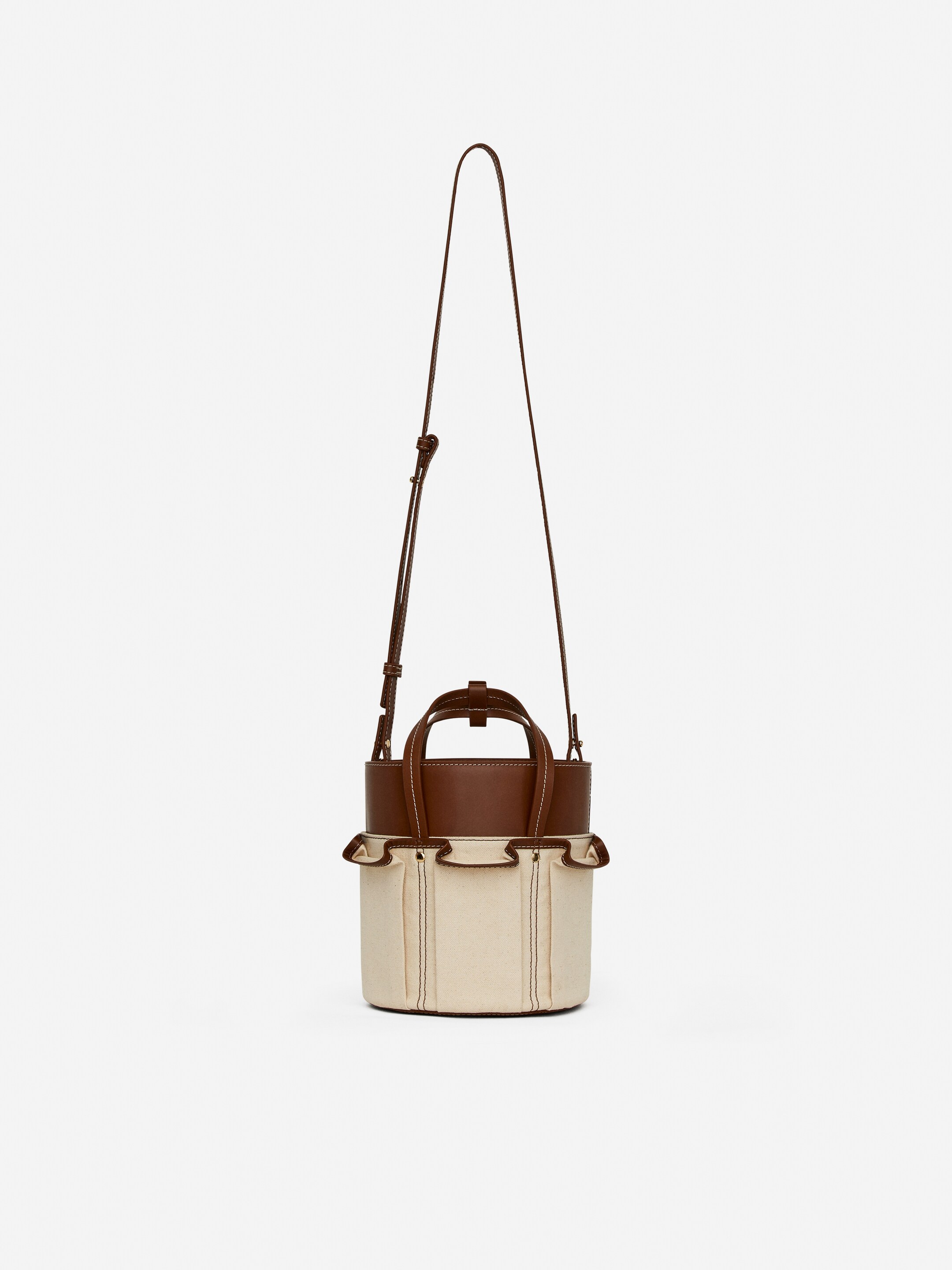 Ver imagen más grande: Bolso cubo dos en uno - Marrón/beige - MUJER | H&M ES 3
