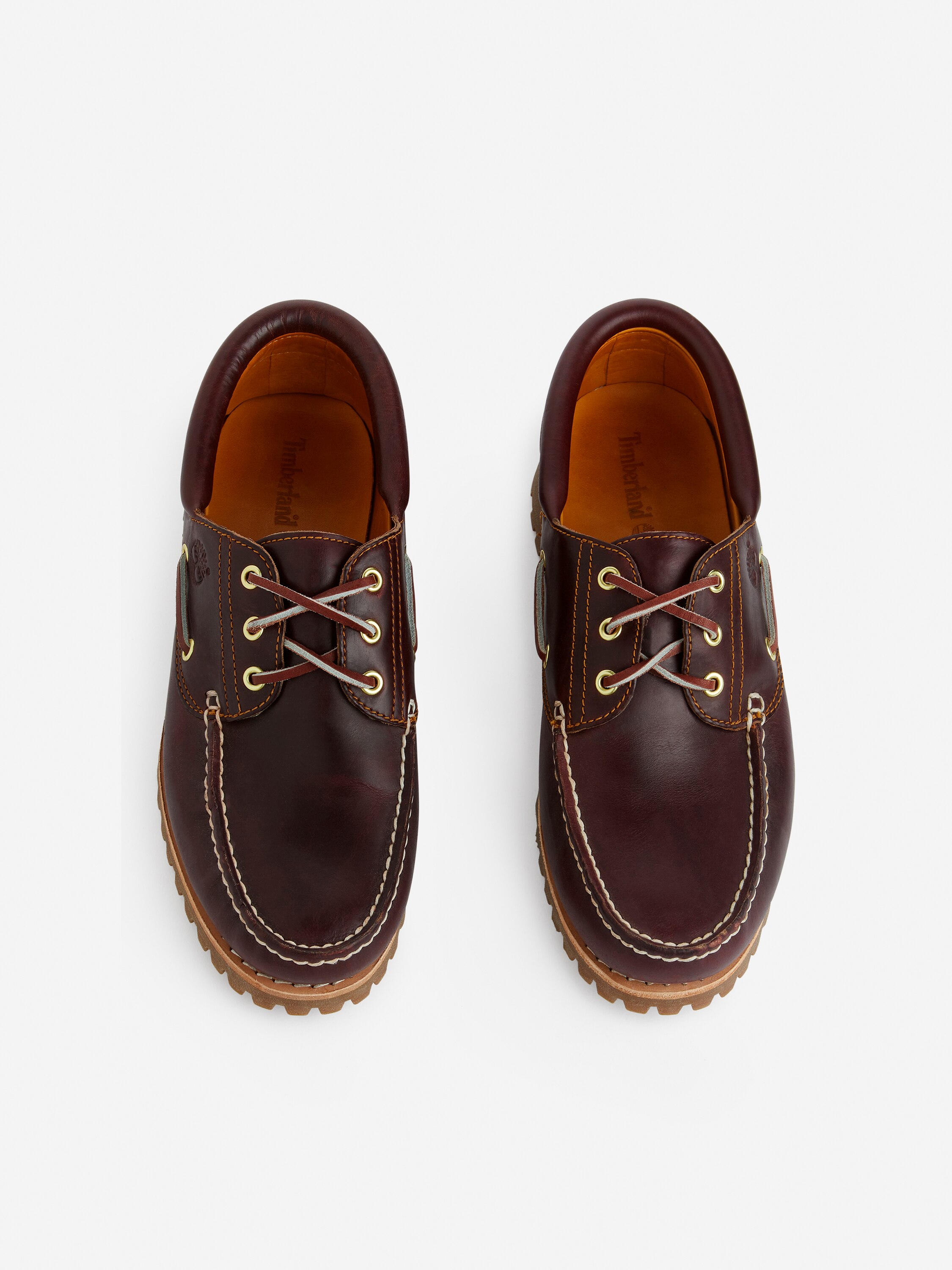 Timberland 3-Eye Lug Handsewn Boat Shoe – Brown – ARKET GB