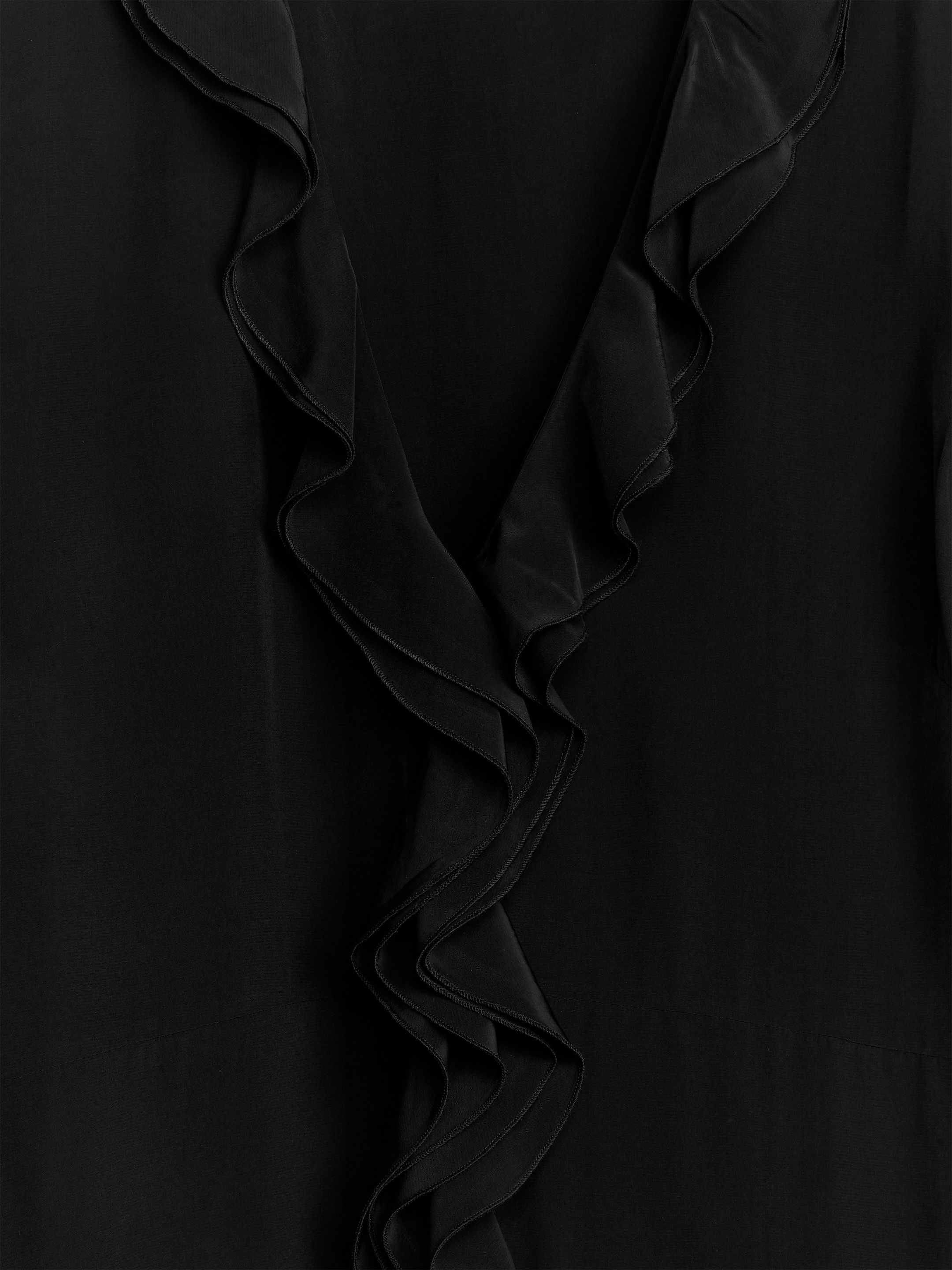 Größeres Bild ansehen: Rüschenkleid - Schwarz - Ladies | H&M DE 2