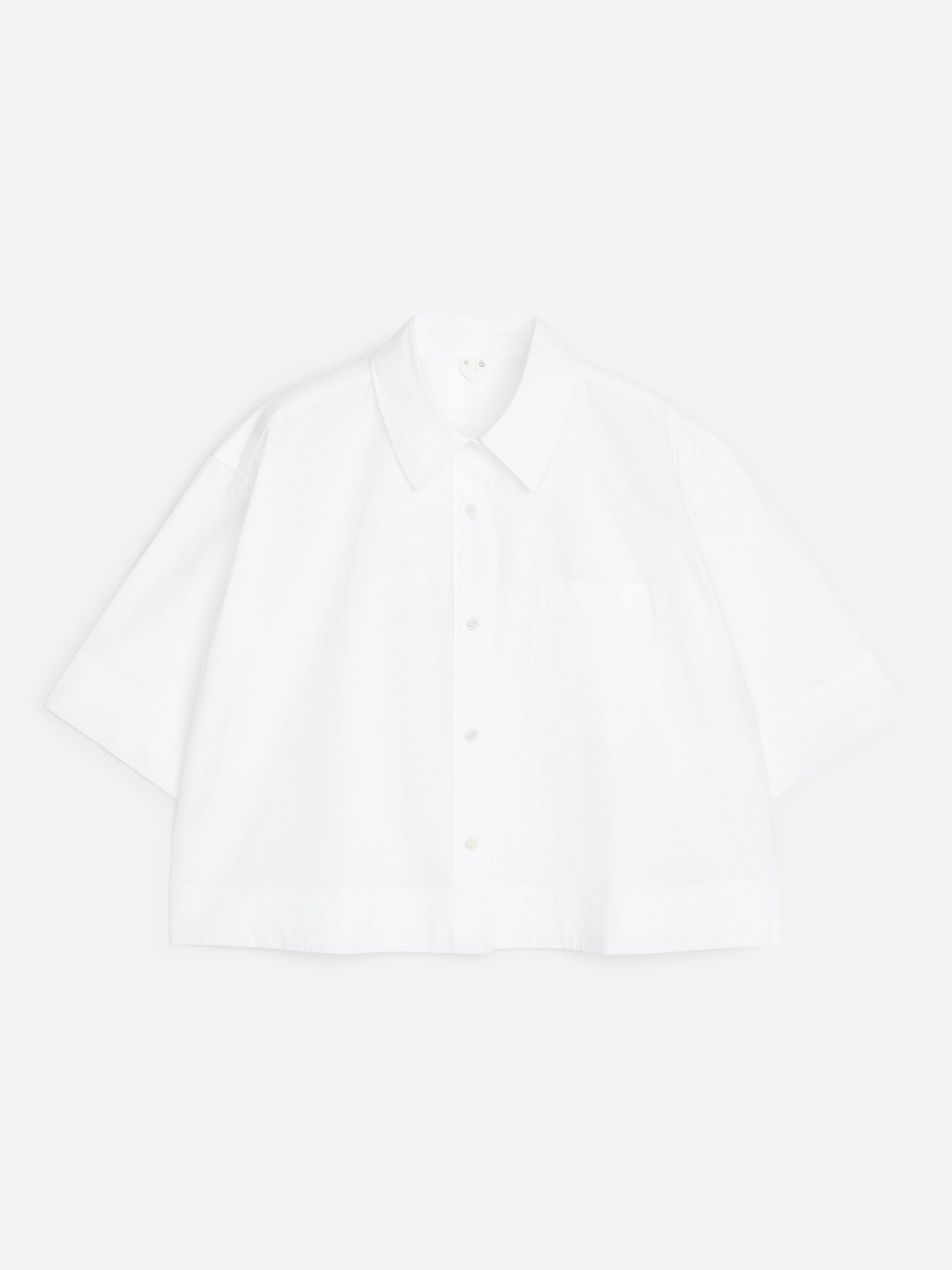 Short-Sleeve Cotton Shirt - White - Regular fit - Women - StillMedia/DescriptiveStillLife - 15