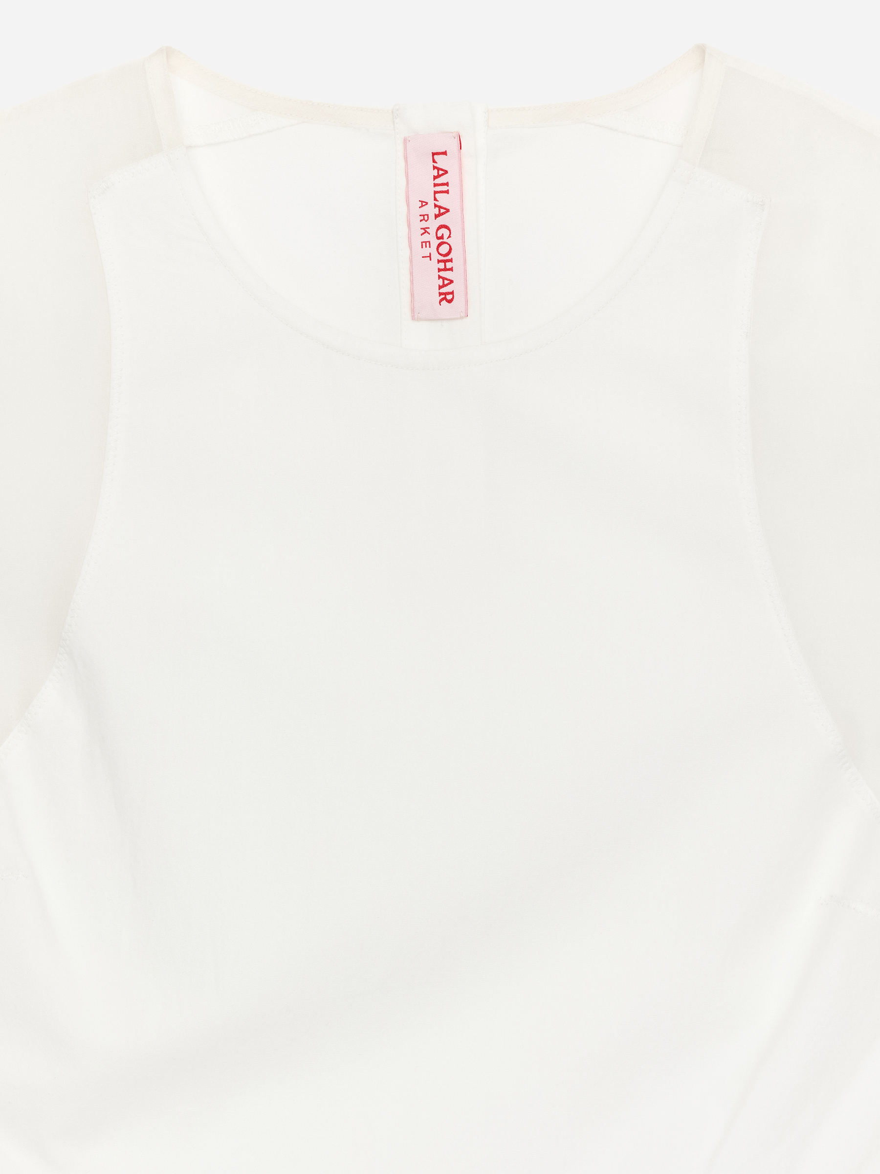 ARKET and Laila Gohar Apron Dress - Off-White - Regular fit - Women - StillMedia/DescriptiveDetail - 3