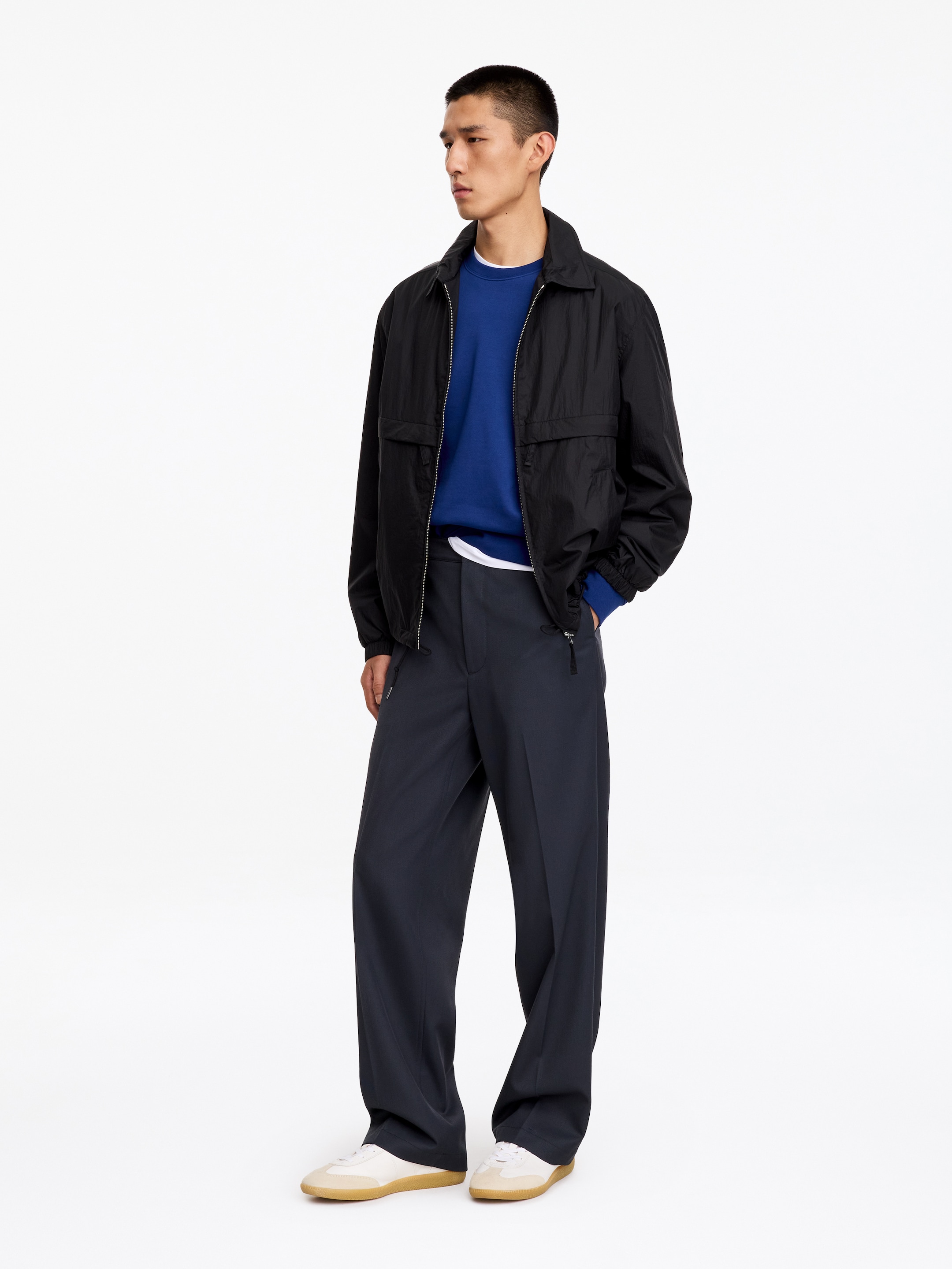 Średniej grubości bluza - Ciemnoniebieski - Fason normalny - men - StillMedia/Lookbook - 10