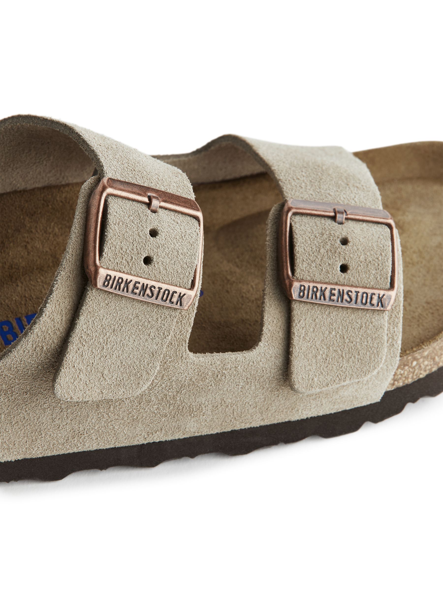 BIRKENSTOCK Arizona en daim – Beige clair – Femme – ARKET FR