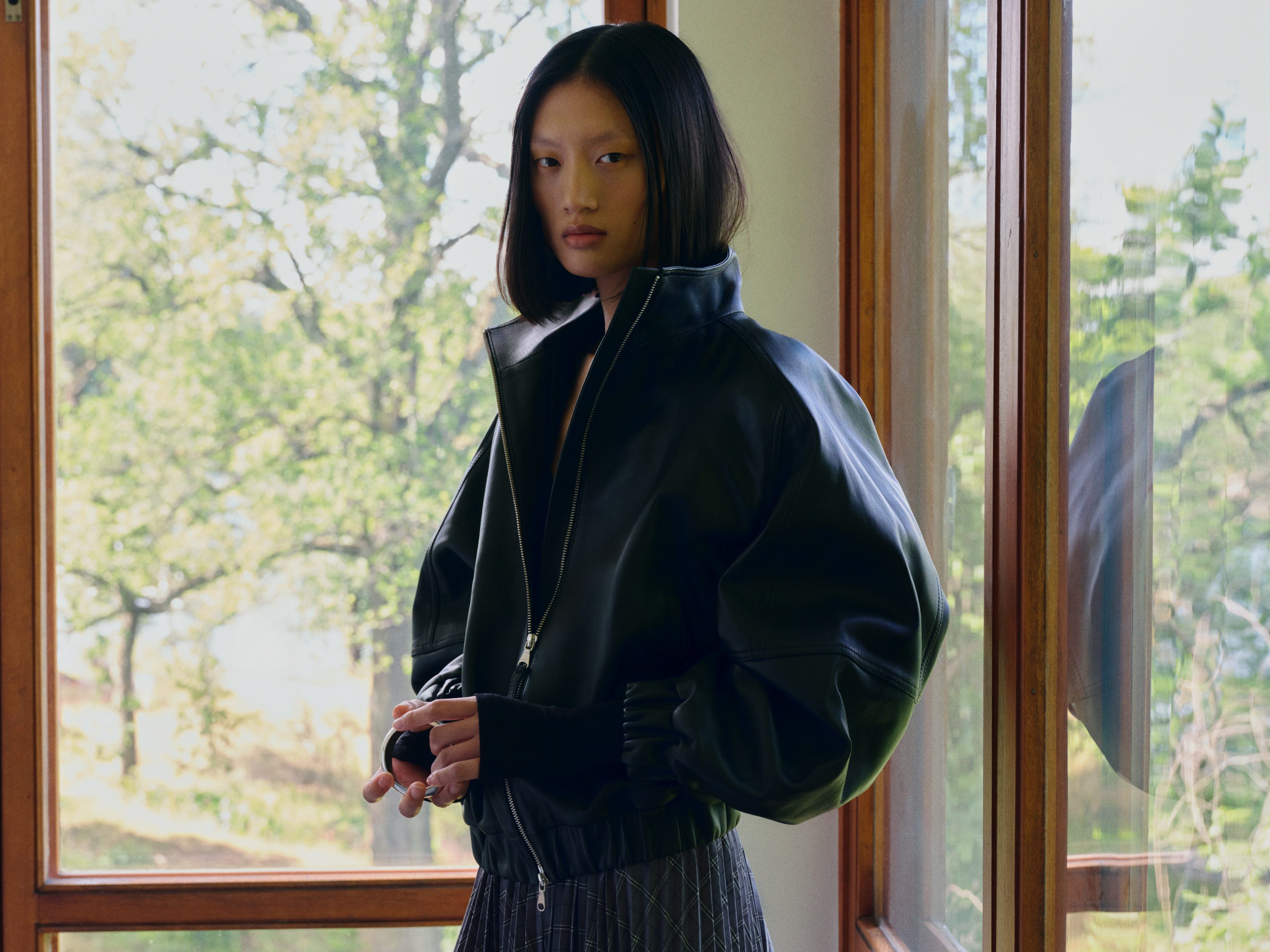 Plisserad kjol - Grå/rutig - Regular fit - Women - StillMedia/Environmental - 1