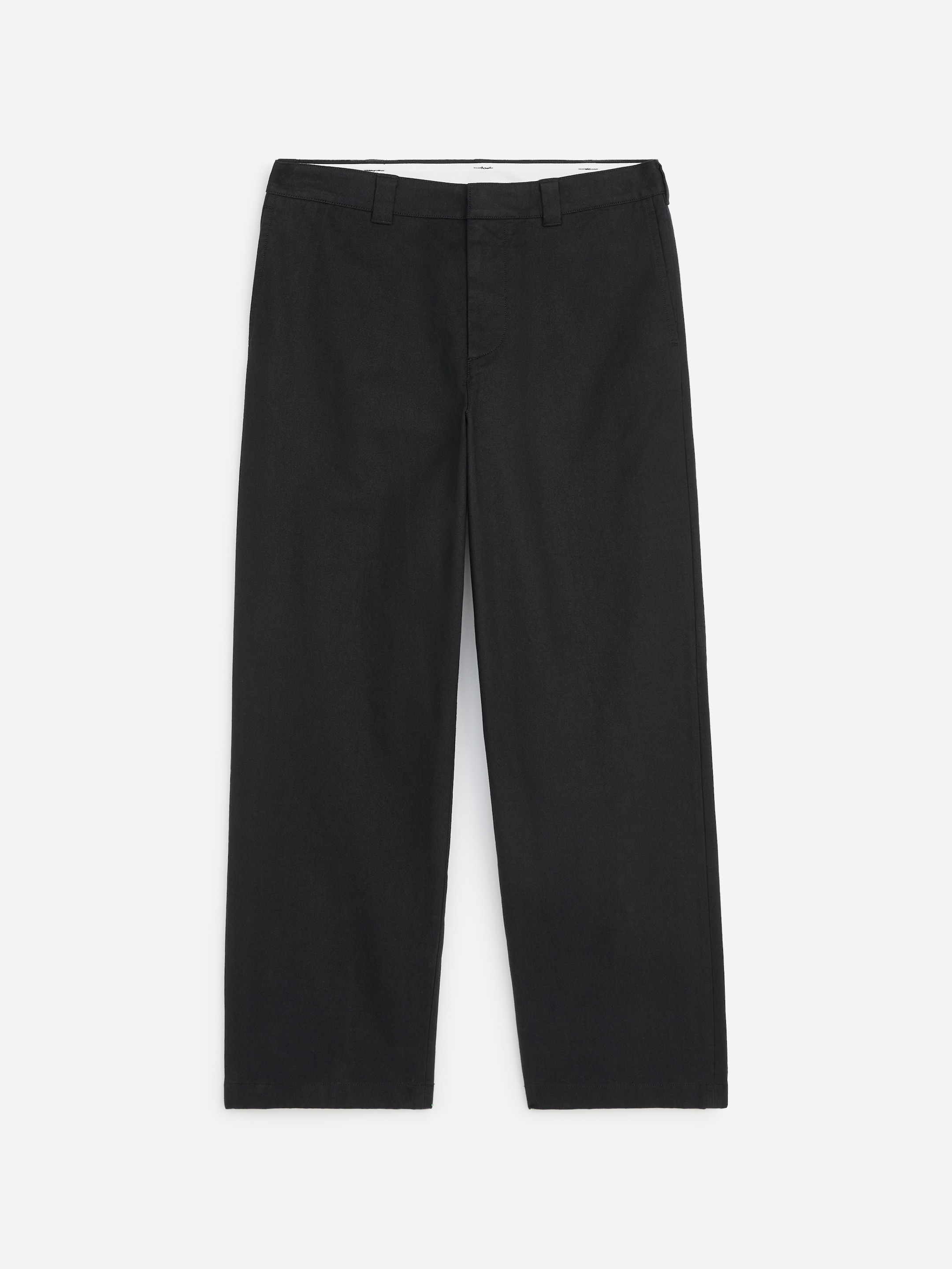 Wide-Fit Workwear Chinos - Black - Loose fit - men - StillMedia/DescriptiveStillLife - 1