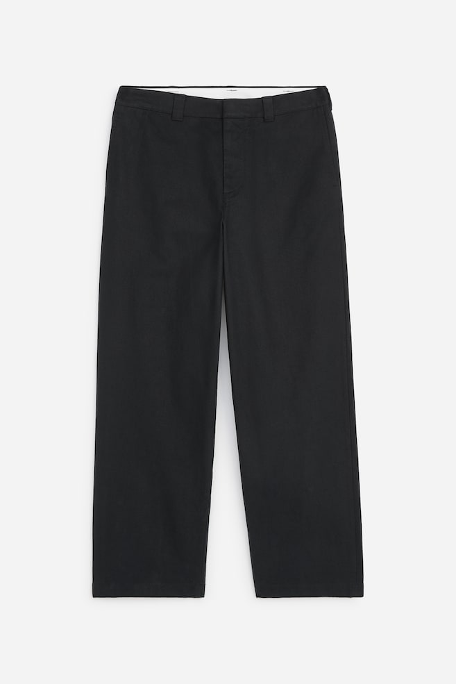 Weite Workwear-Chinohose - Schwarz/Dunkelblau/Khaki/Graubraun - 1