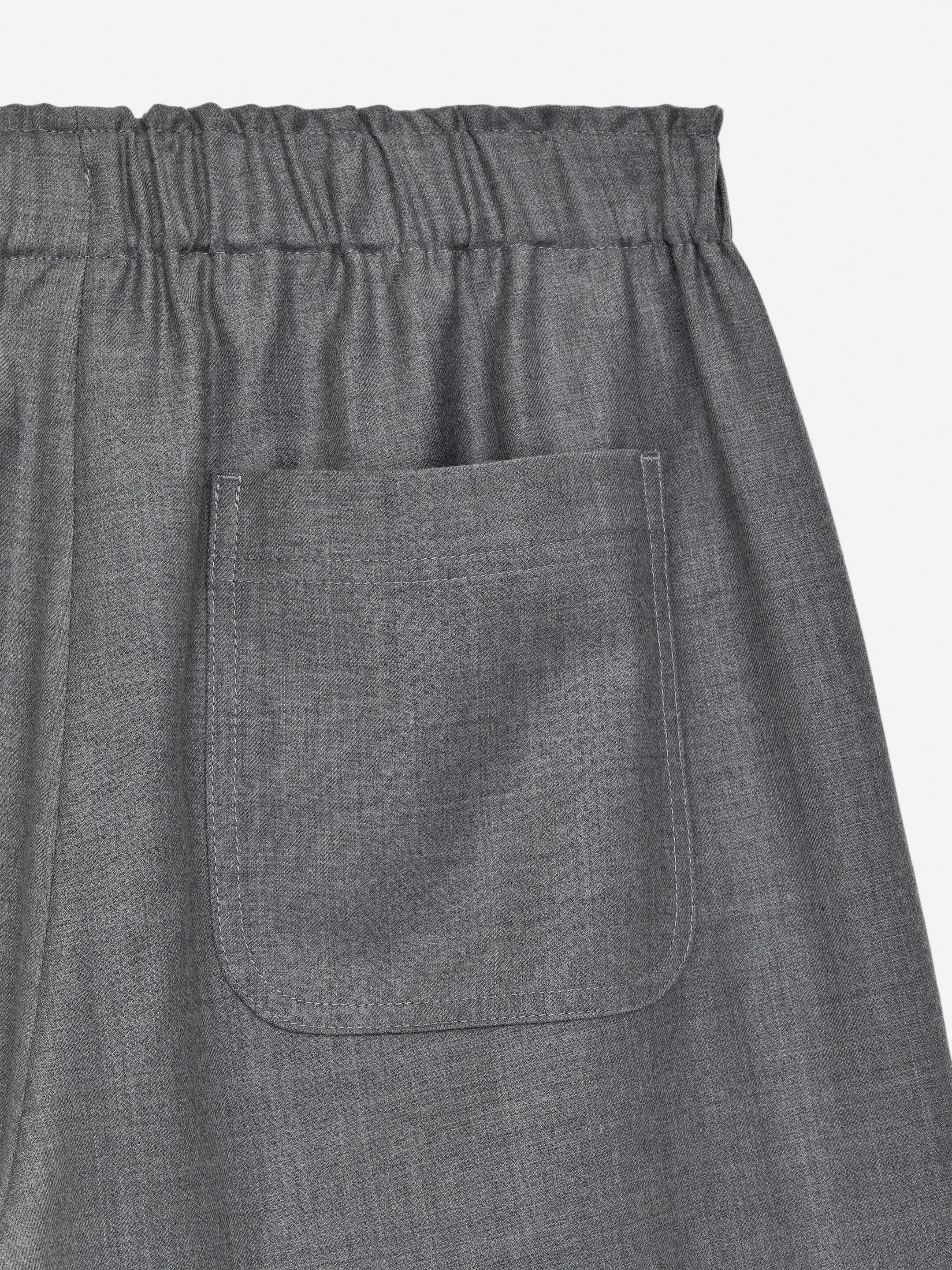 Se større billede: Bukser i flonel med snører - Mørkegrå - DAME | H&M DK 6