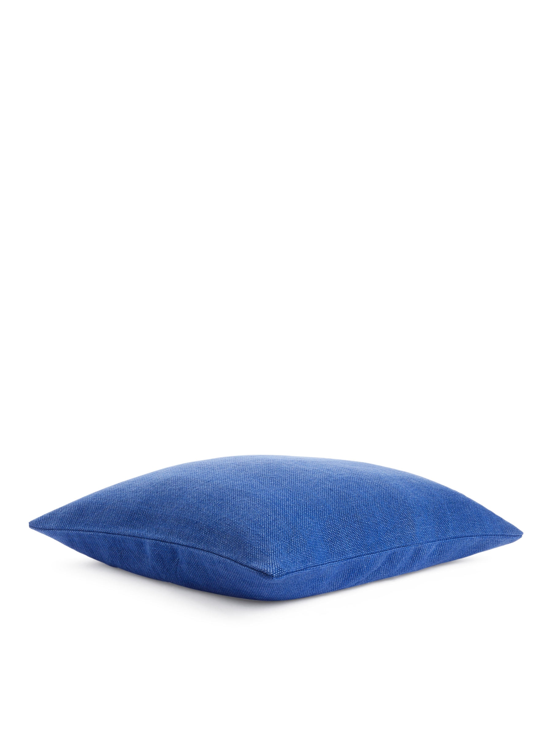 Kissenbezug aus Leinen 50 x 50 cm - Mittelblau - Haushaltswaren - StillMedia/DescriptiveStillLife - 1