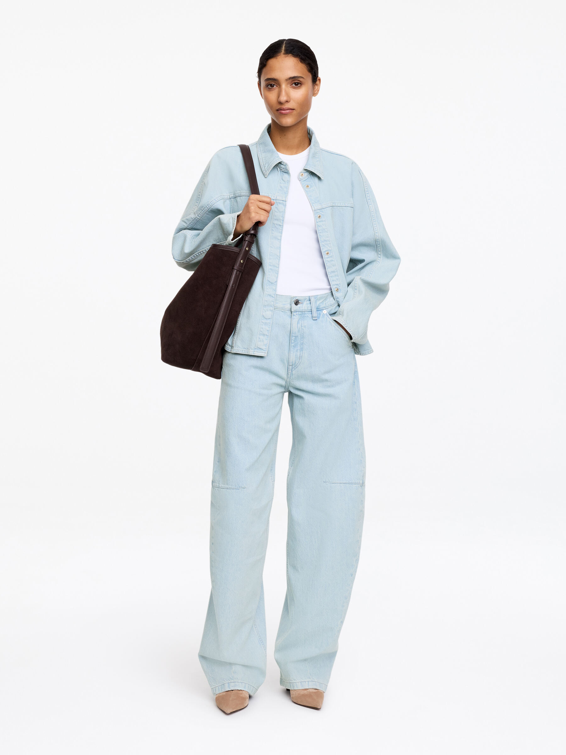 Vaqueros de pierna barrel PINE - Azul claro - Corte relajado - Women - StillMedia/Lookbook - 3