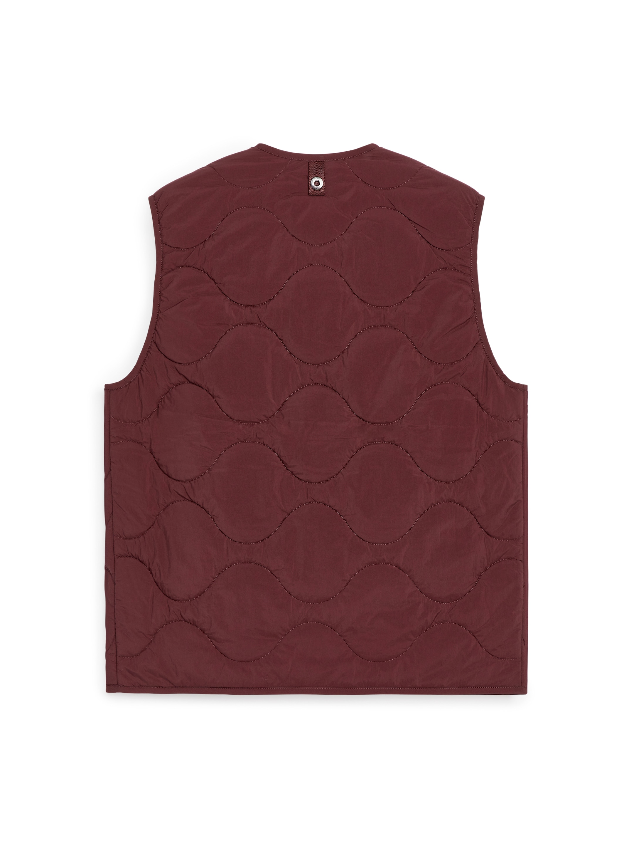 2-in-1 Quilted Liner Vest - Burgundy - Regular fit - Men - StillMedia/DescriptiveStillLife - 1