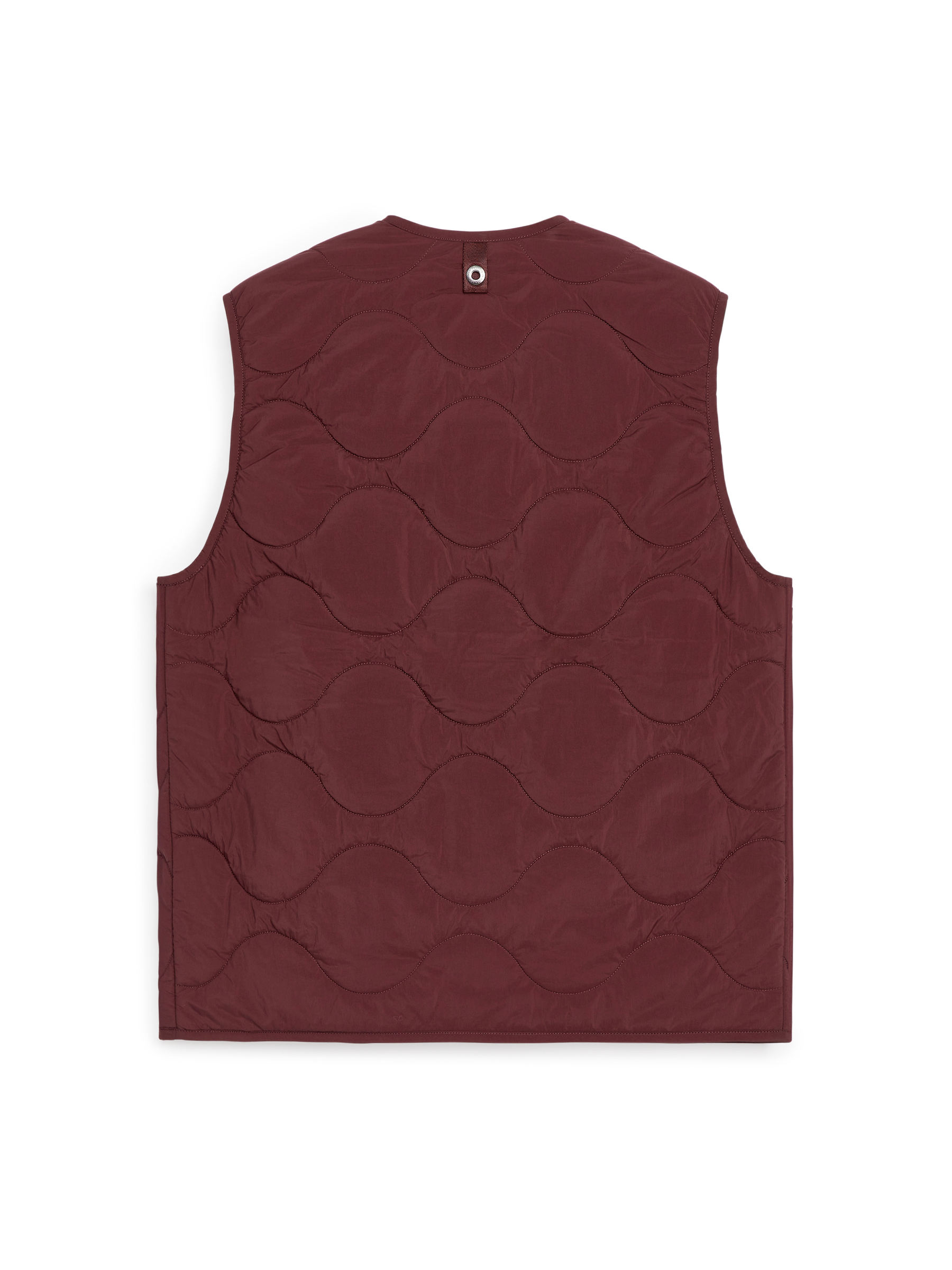 2-in-1 Quilted Liner Vest – Burgundy – Men – ARKET WW