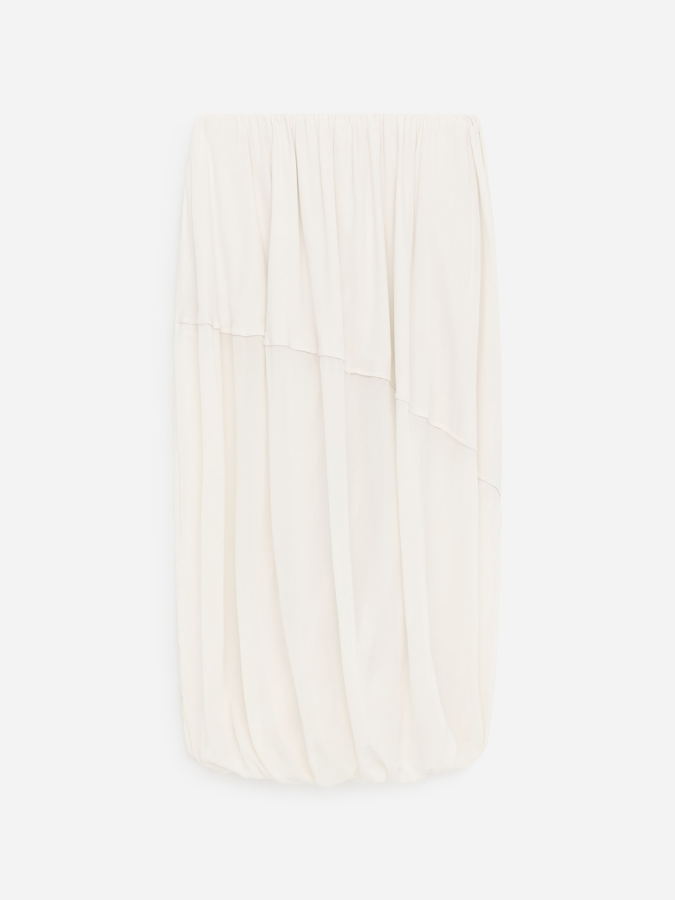 Draped Maxi Skirt-#EDE9D7-19102
