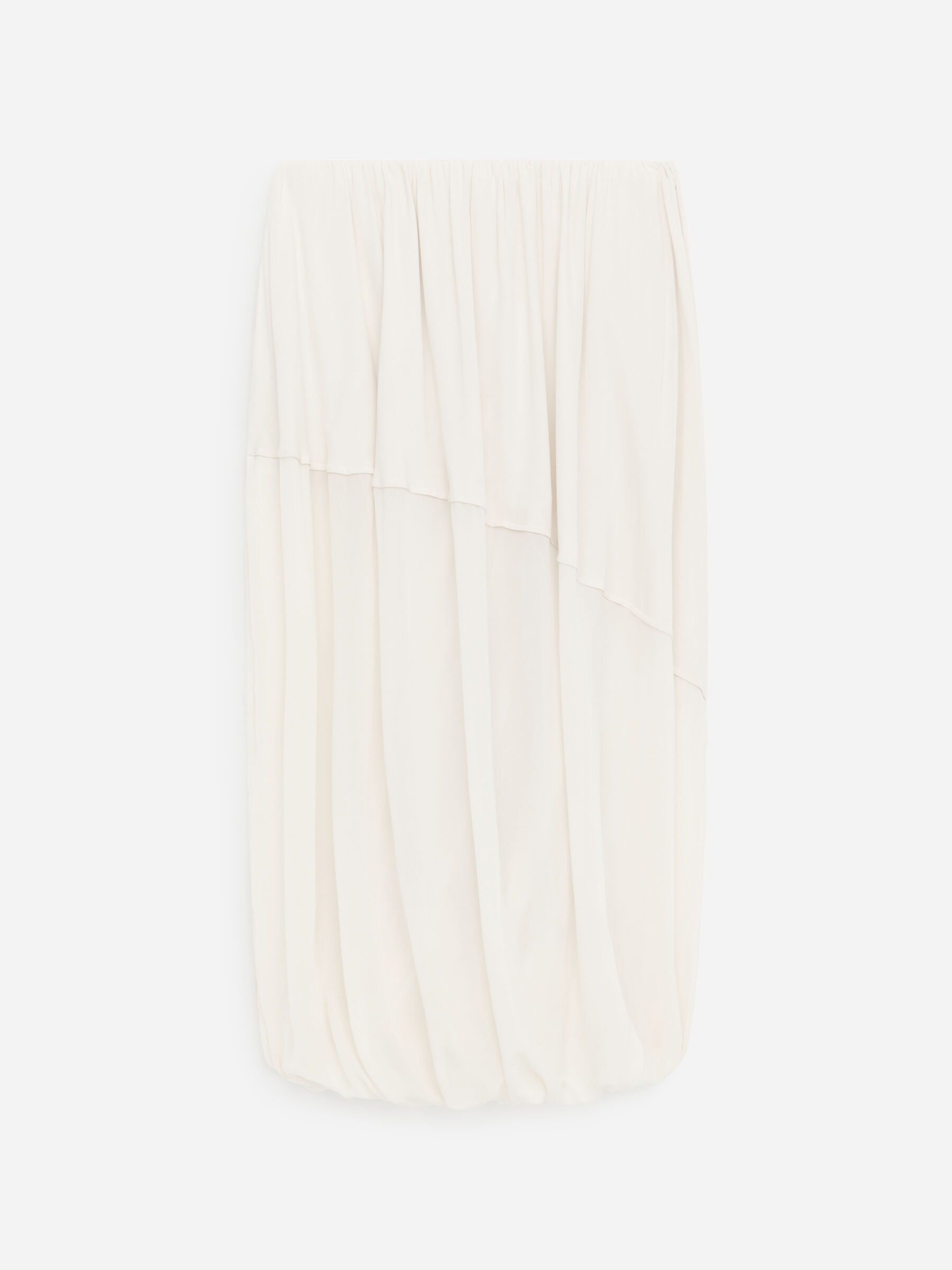 Draped Maxi Skirt - Off White - Regular fit - Women - StillMedia/DescriptiveStillLife - 1