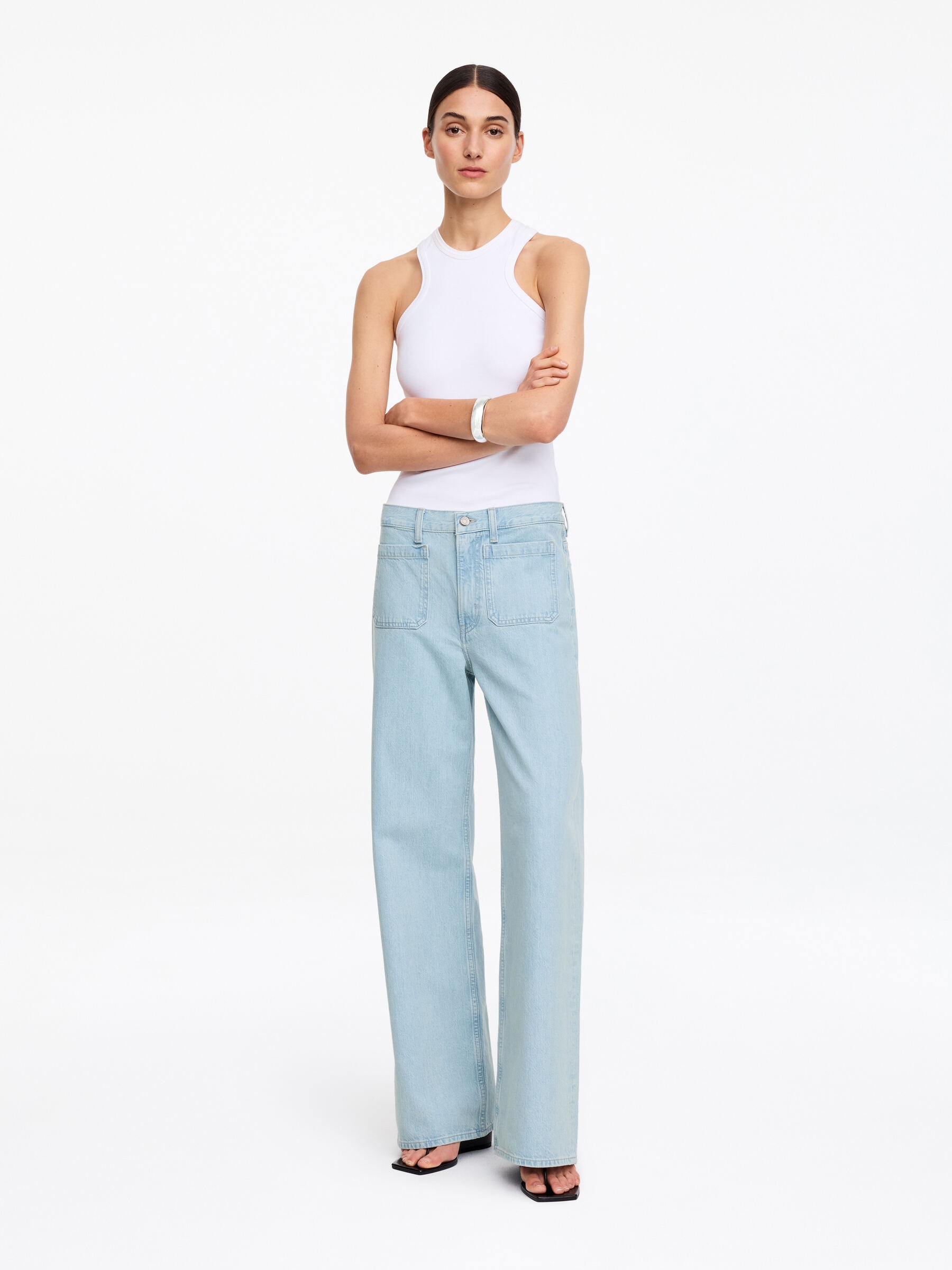 LUPINE Flared Jeans-#80AAD8-19027