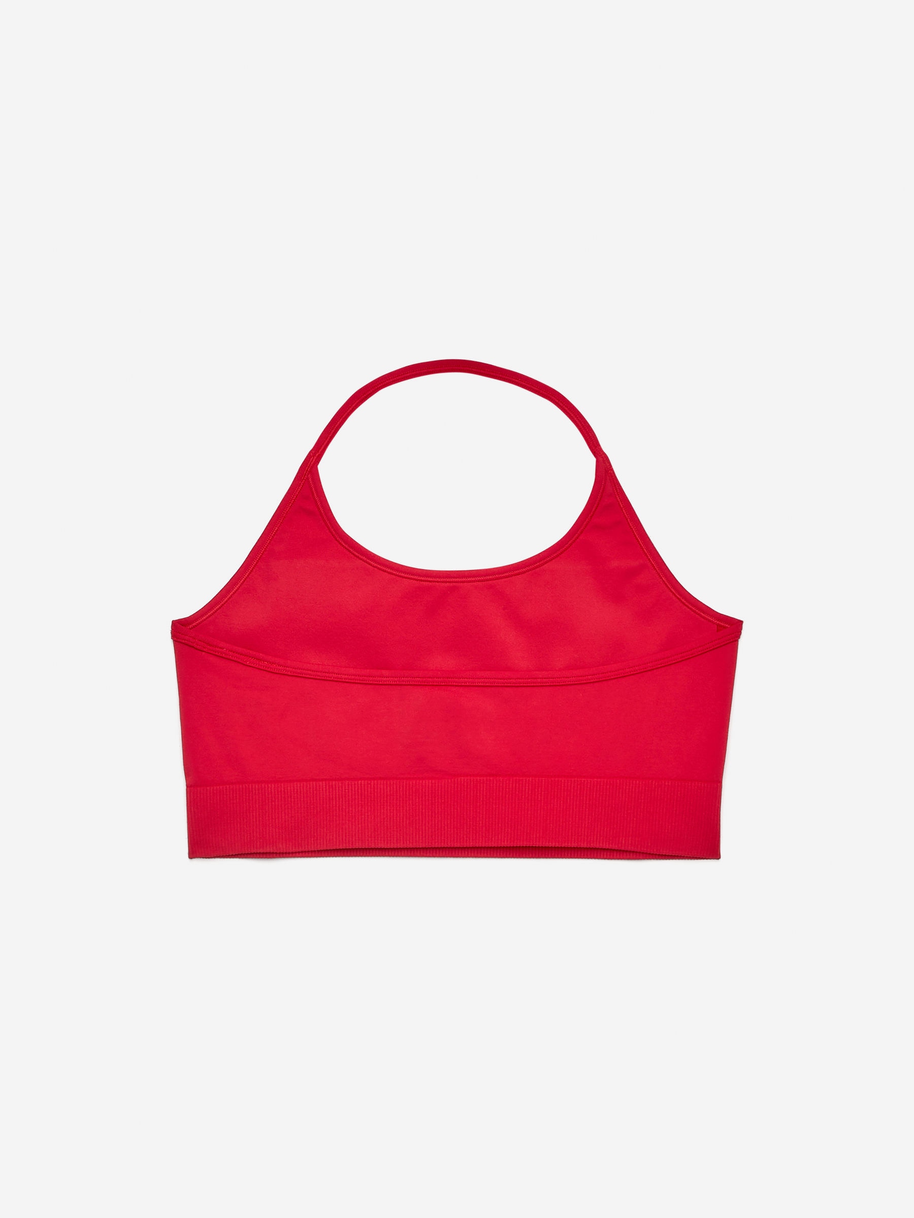 Seamless Halterneck Top - Red - Slim fit - Women - StillMedia/DescriptiveStillLife - 2
