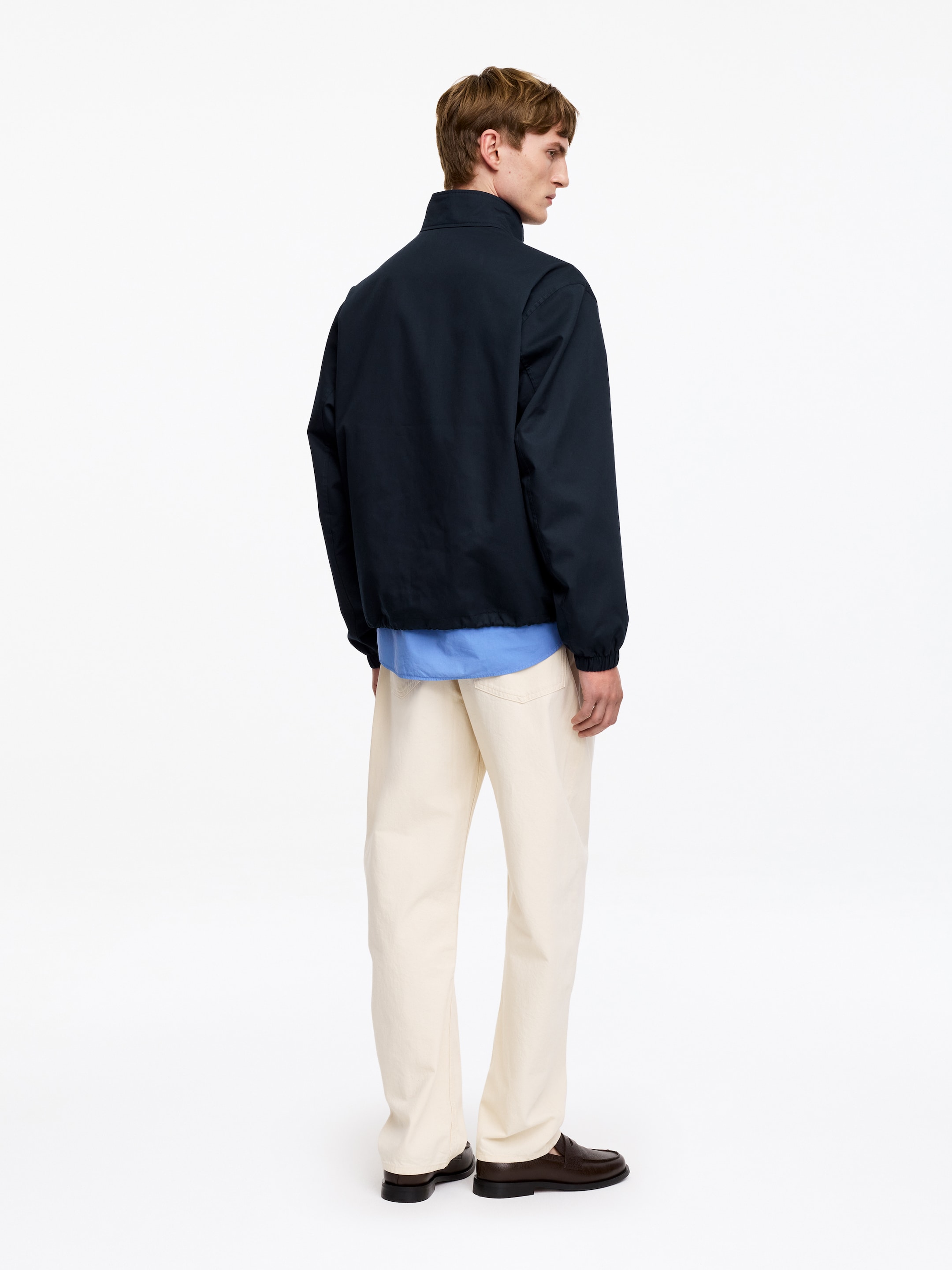 Boxy Jacket - Dark Blue - Relaxed fit - Men - StillMedia/Lookbook - 2
