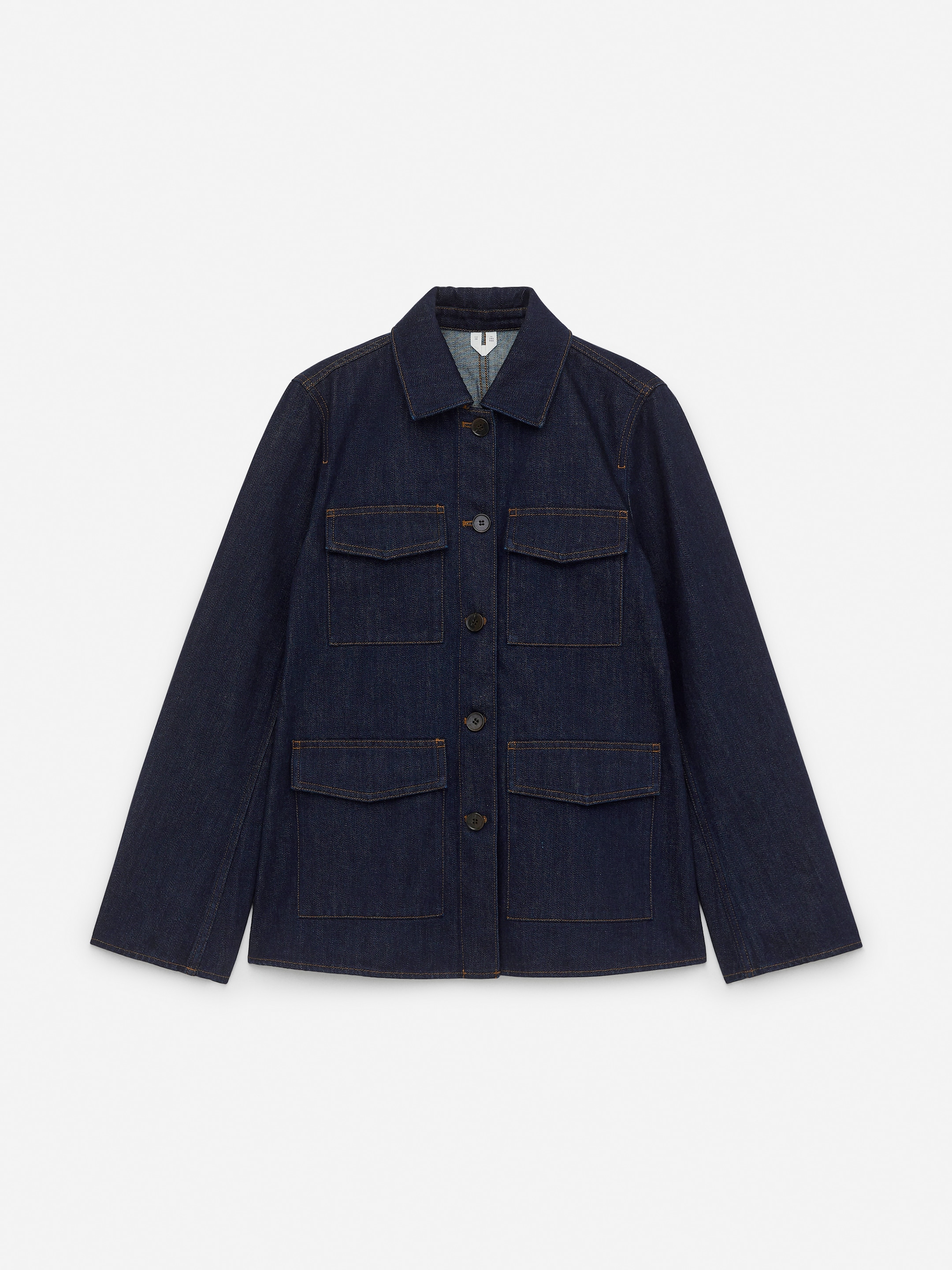 Vis større bilde: Denimoverskjorte - Mørkeblå - DAME | H&M NO 1