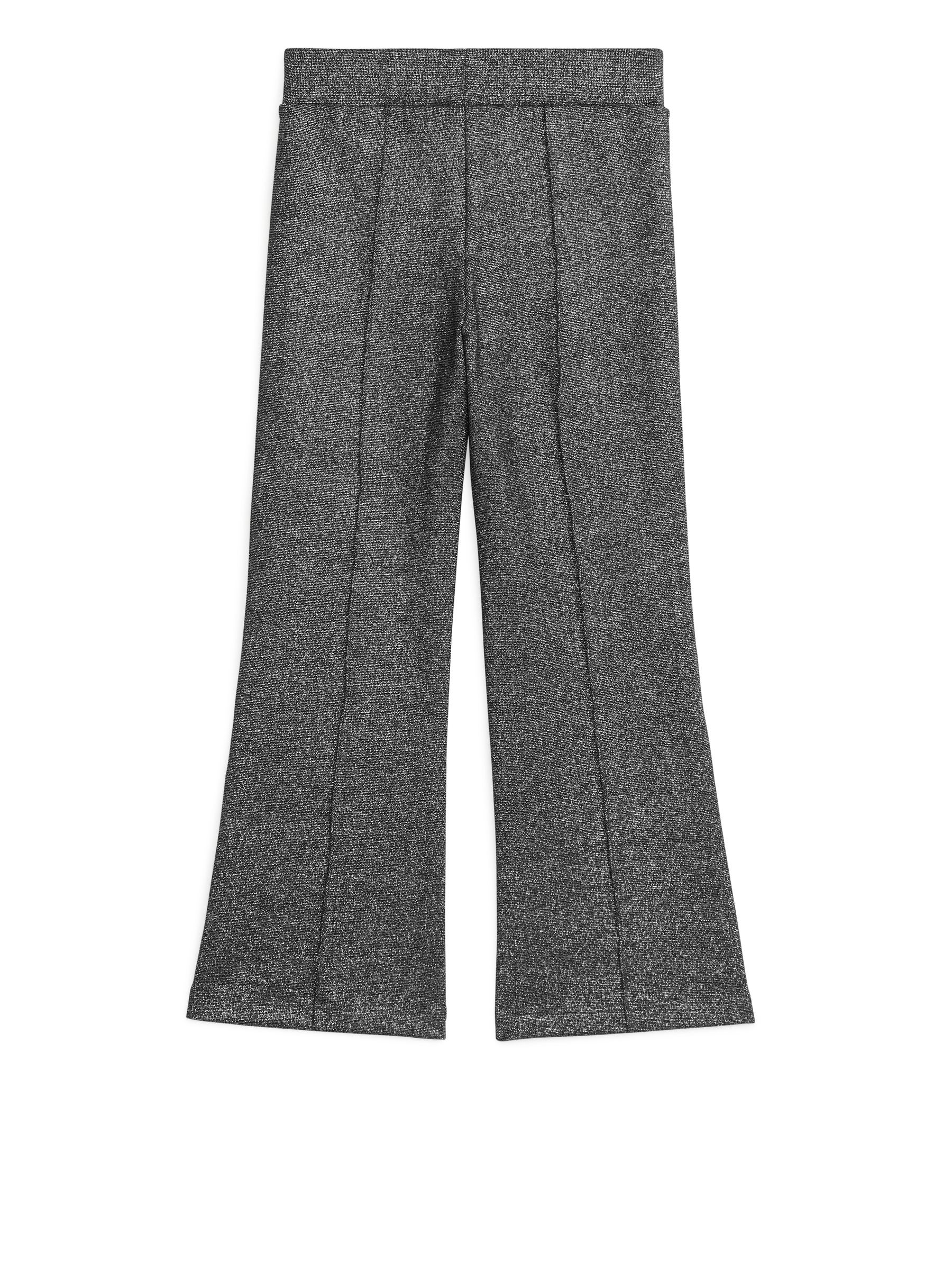 Kick-flare Metallic Leggings - Grey/Metallic - Regular fit - Children - StillMedia/DescriptiveStillLife - 3