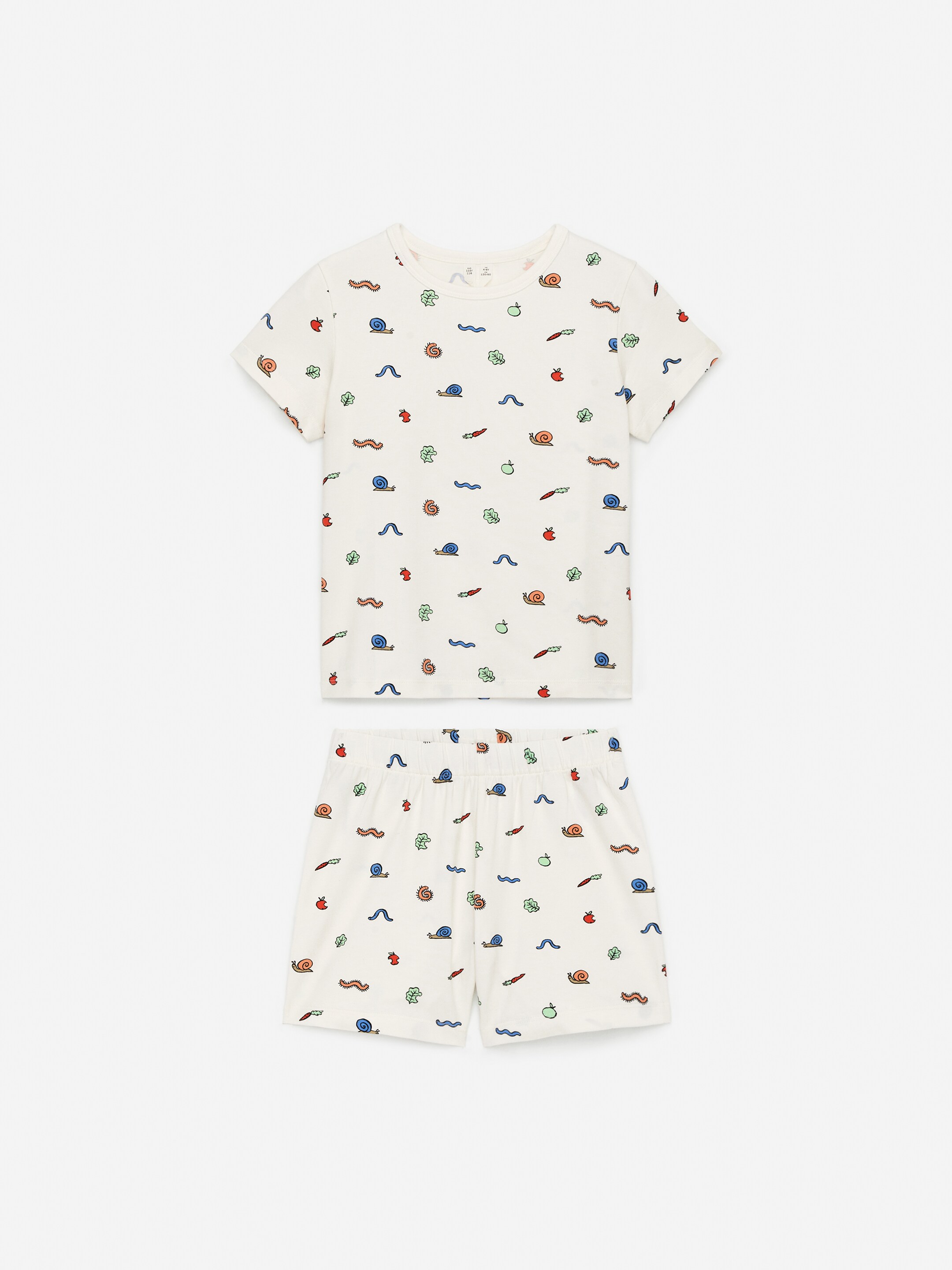 Vezi imaginea mai mare: Set pijama din jerseu scurt - Alb - COPII | H&M RO 1