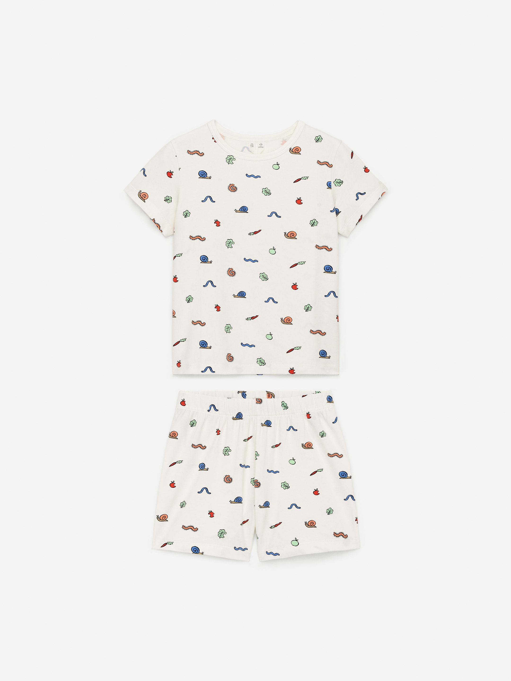 Grösseres Bild ansehen: Zweiteiliger kurzer Pyjama aus Jersey - Weiß - KINDER | H&M CH 1