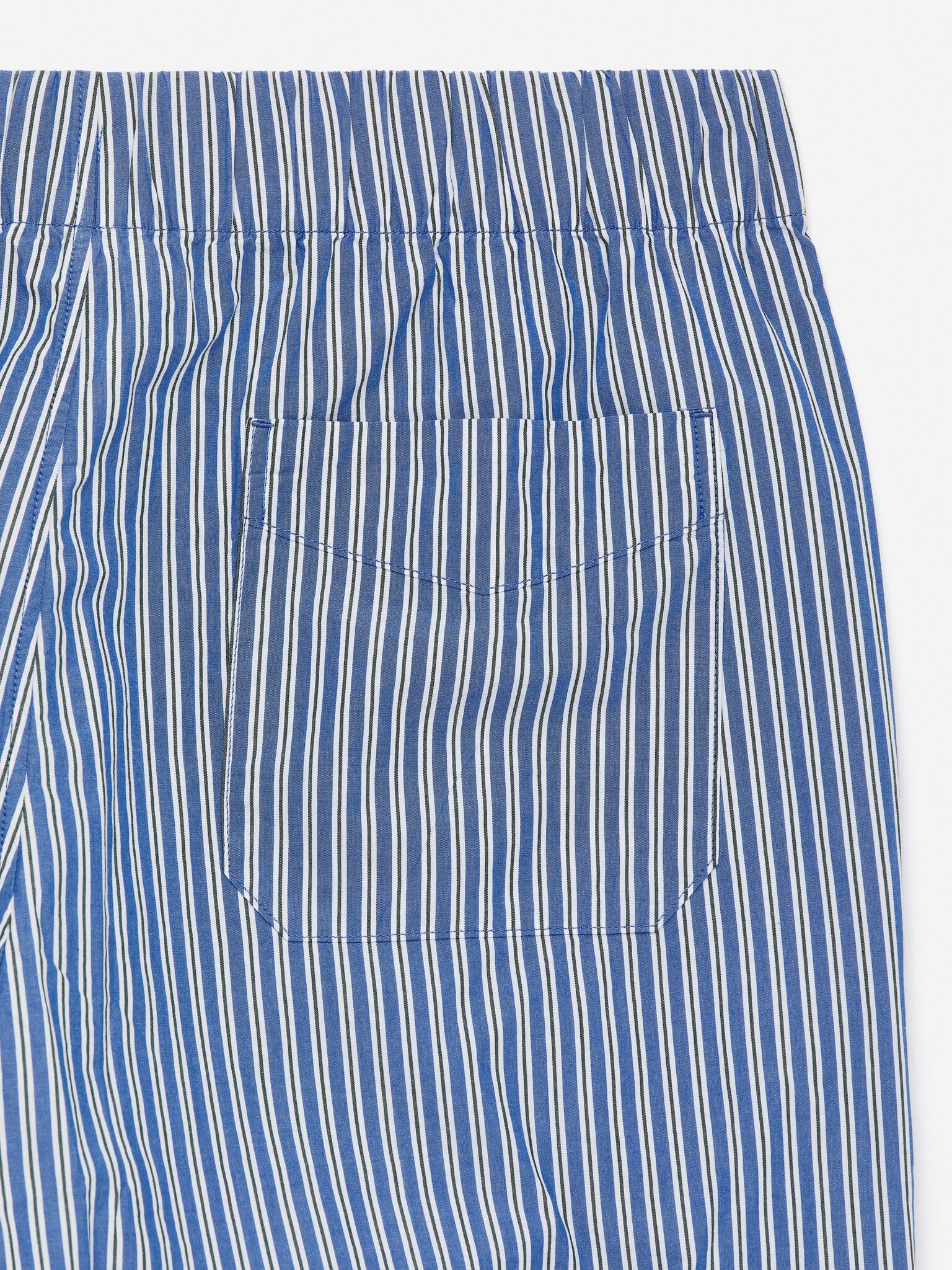 Pantalon de pyjama en popeline - Bleu/Rayé/Bleu/Rayé - 4