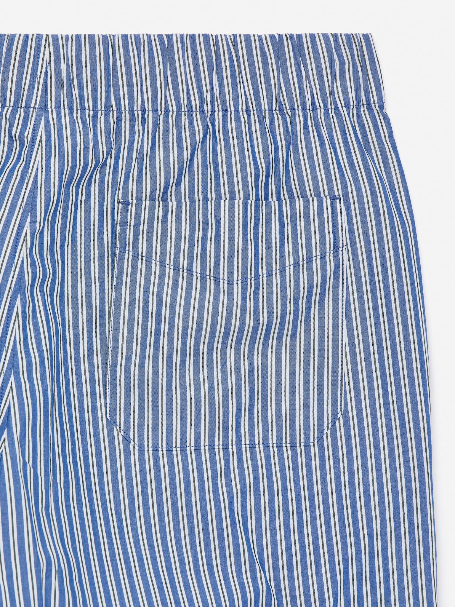 Pantalon de pyjama en popeline - Bleu/Rayé/Bleu/Rayé - 3