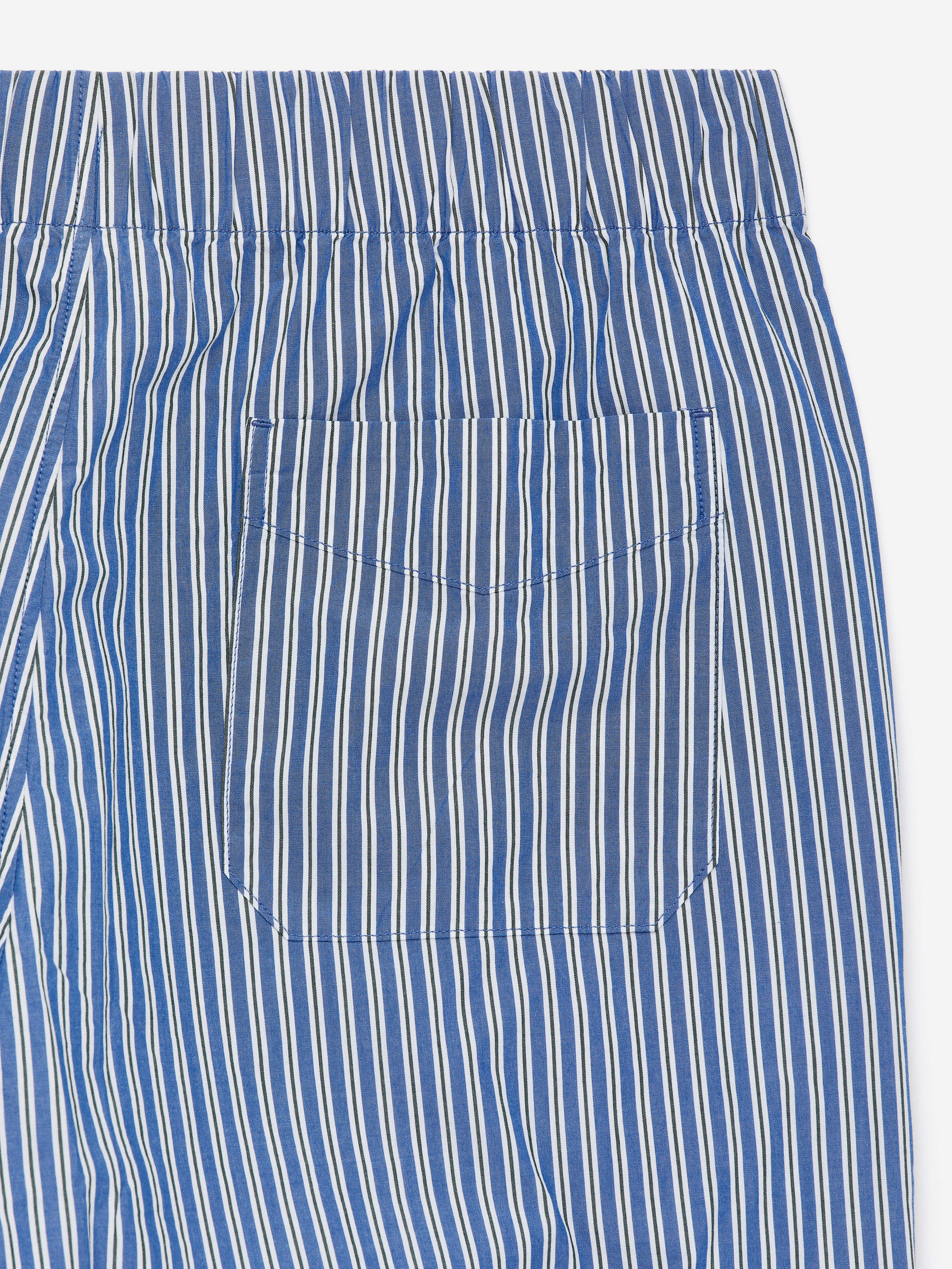 Pyjamasbyxa i poplin - Blå/randig - Loose fit - Men - StillMedia/DescriptiveDetail - 2