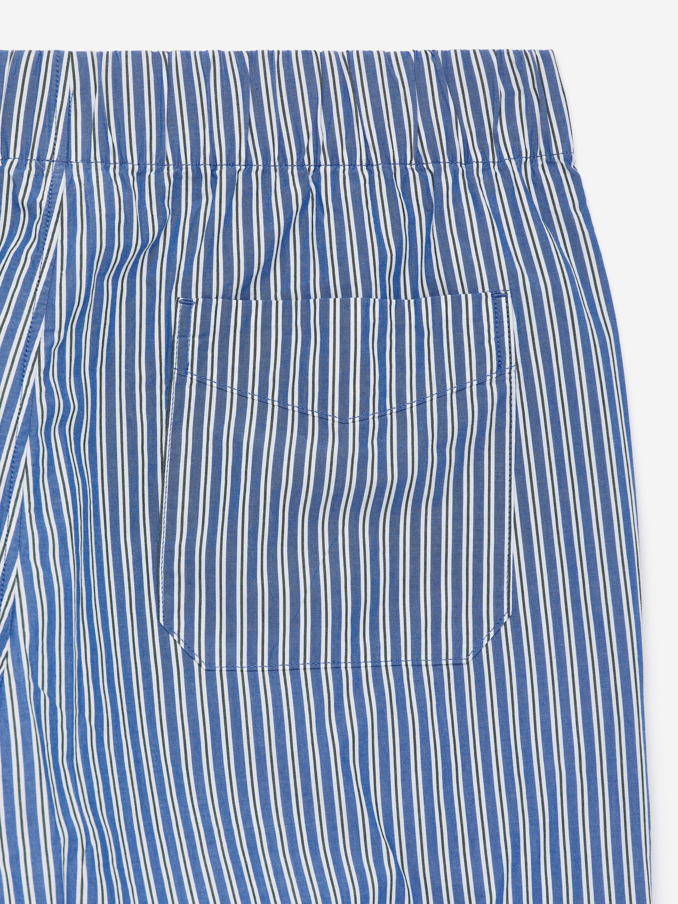 Poplin Pyjama Trousers - Blue/Striped - Loose fit - Men - StillMedia/DescriptiveDetail - 2