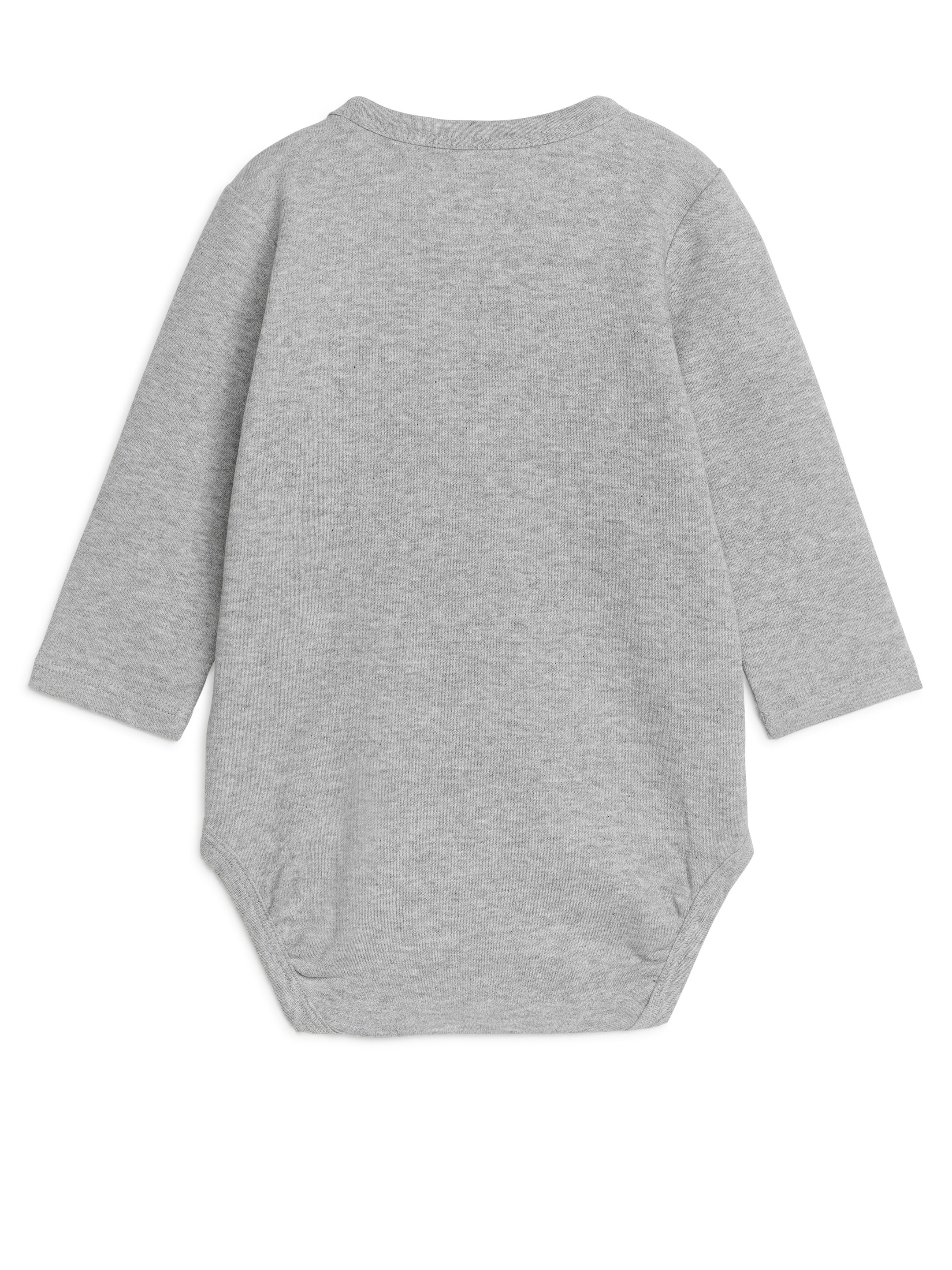 Langarmbody - Grau/Hunde - Regular Fit - Kinder - StillMedia/DescriptiveStillLife - 3