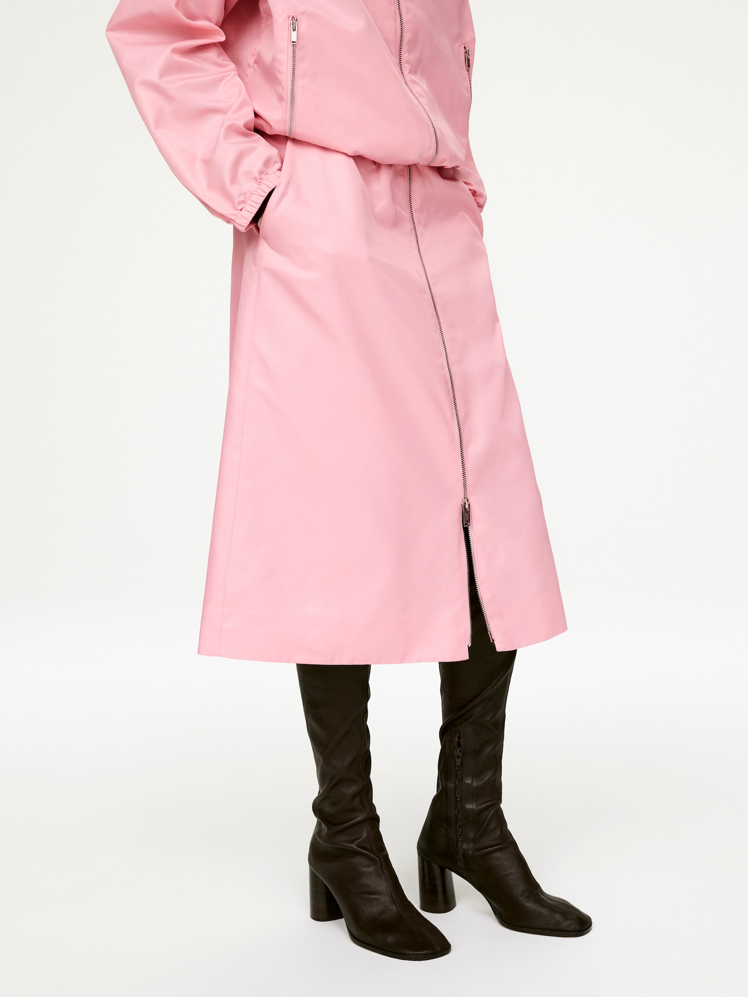 Jupe en nylon - Rose/Noir - 3