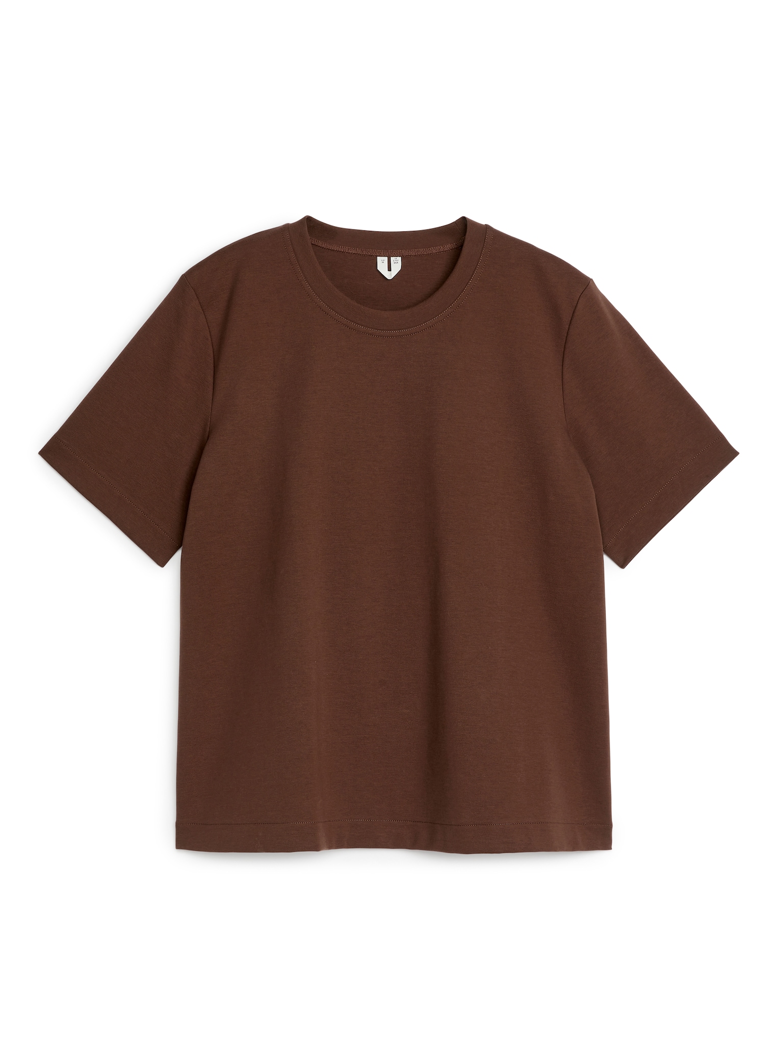 PEARL tričko z hrubej látky - Dark Brown/Ružová/White/Black/Sivý melír/Taupe/Tmavohnedá/Svetlomodrá/Tmavomodrá/Off White