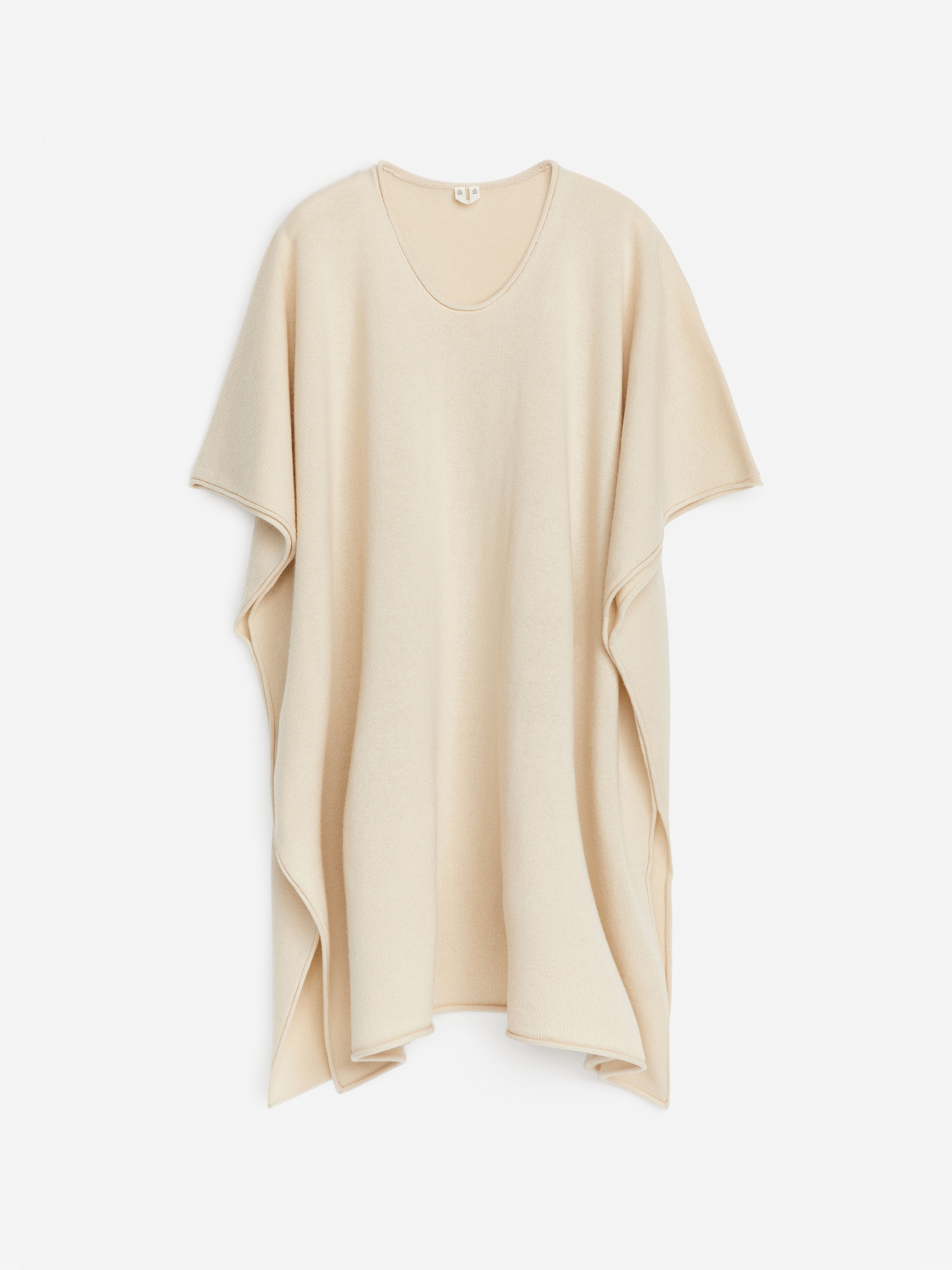 Wollcape mit U-Ausschnitt - Cremeweiß - Loose Fit - Damen - StillMedia/DescriptiveStillLife - 1
