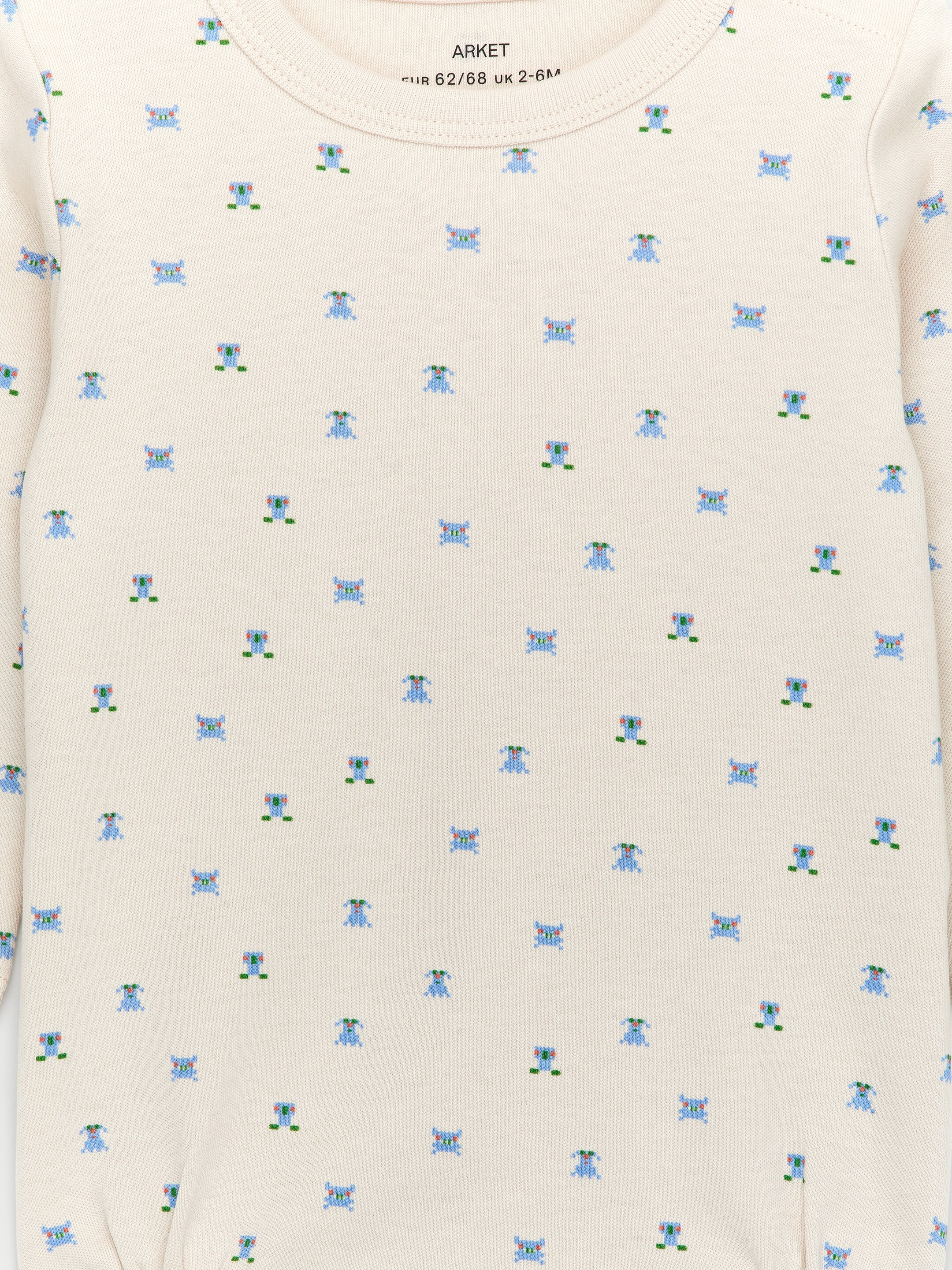 Agrandir l'image: Body à manches longues - Écru/Monstres - ENFANT | H&M FR 3