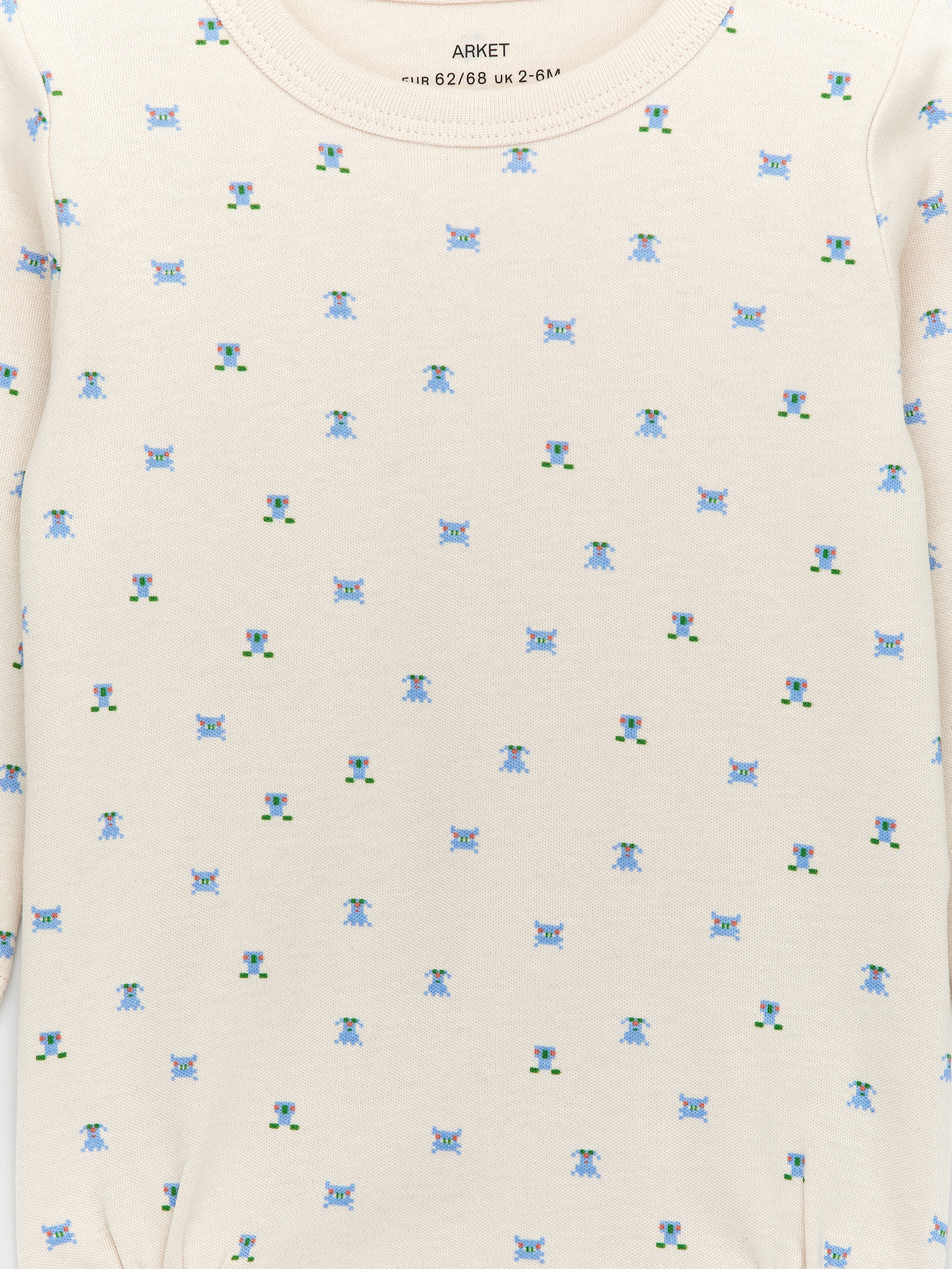 Größeres Bild ansehen: Langarmbody - Cremeweiß/Monster - Kids | H&M DE 3
