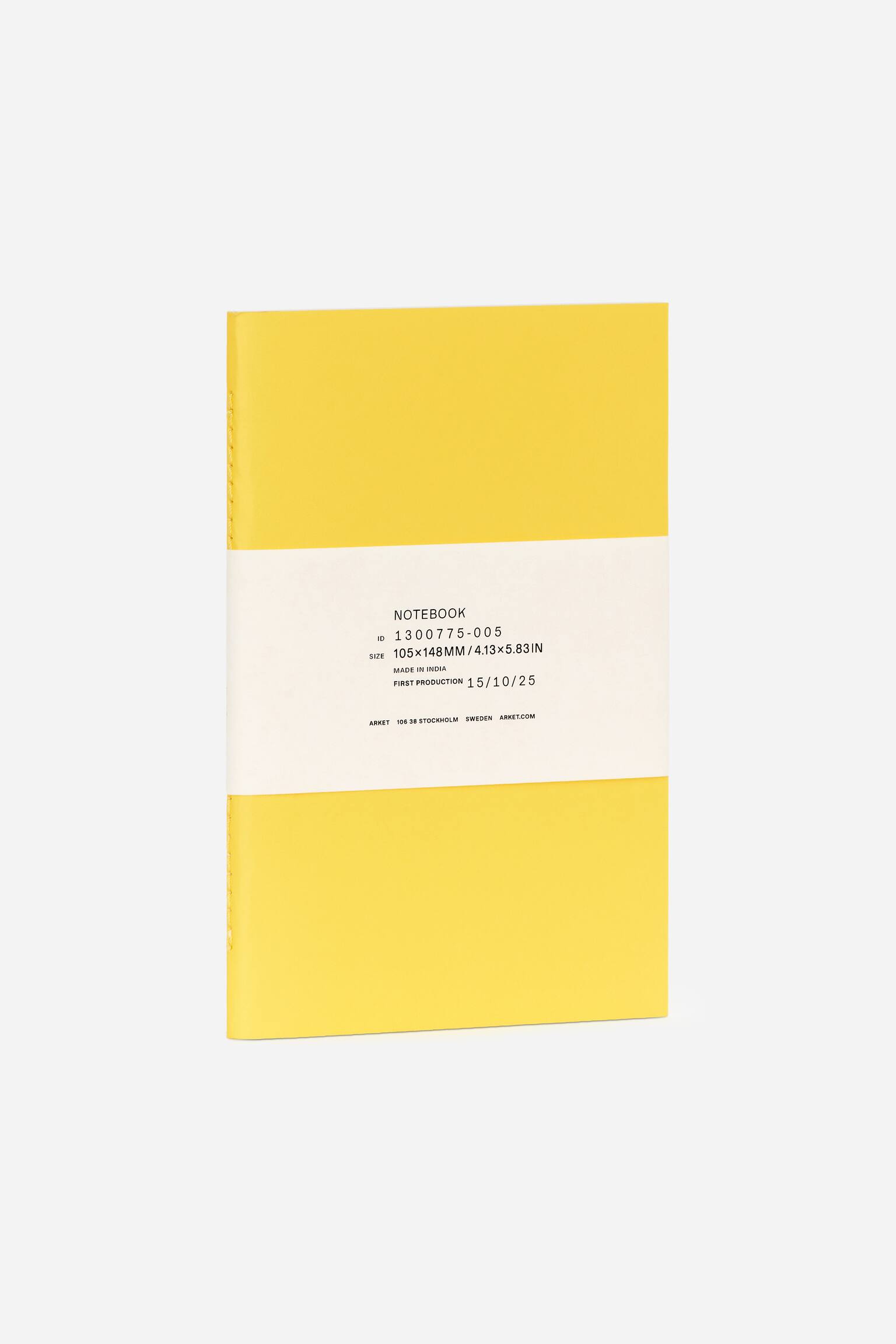 A6-Notizbuch - Gelb/Grün - 1