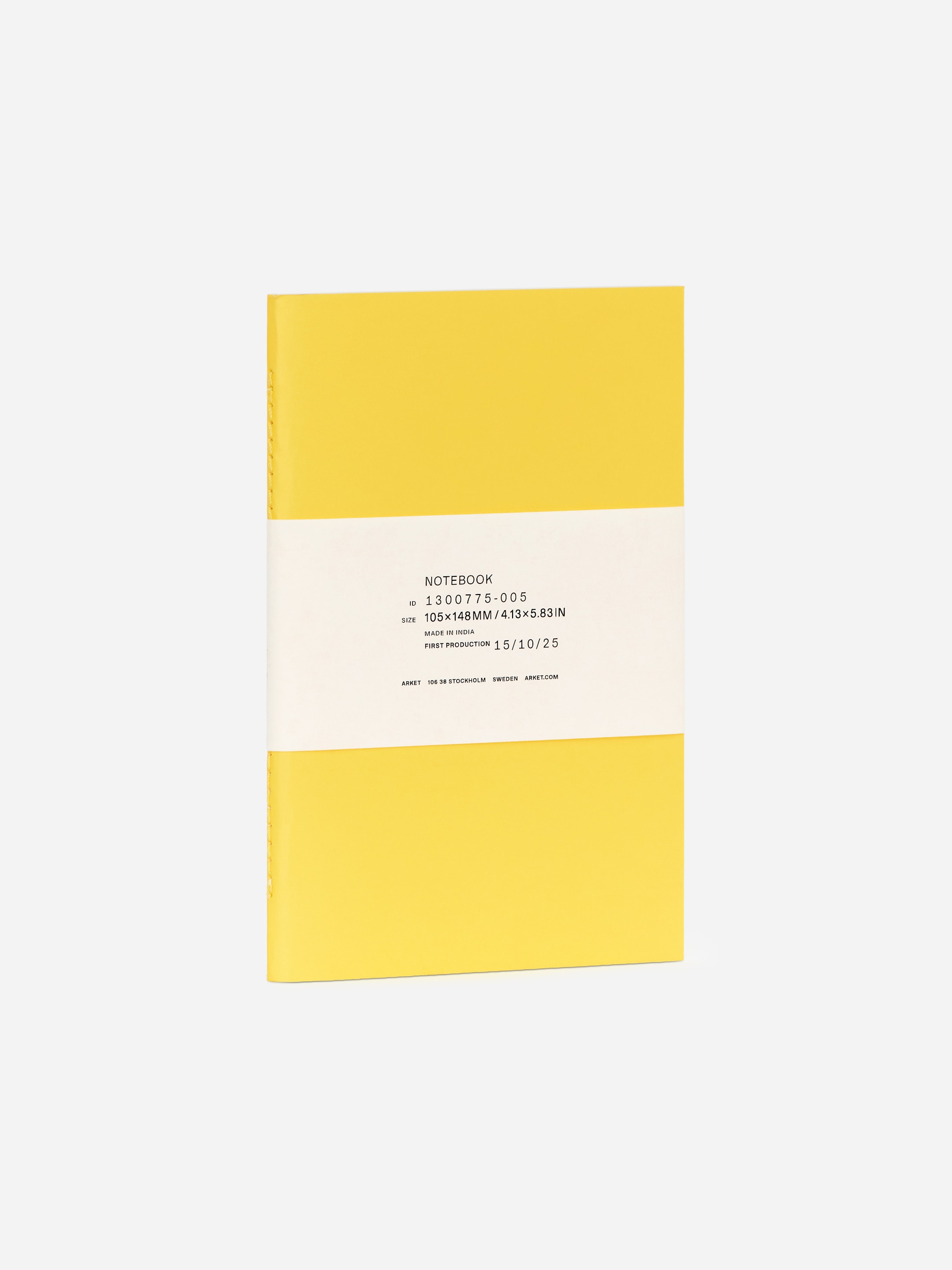 Notebook A6-#F8FC00-17916