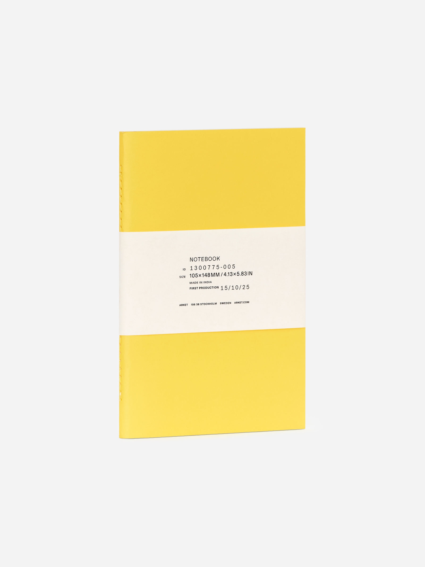 Anteckningsbok A6-#F8FC00-17916