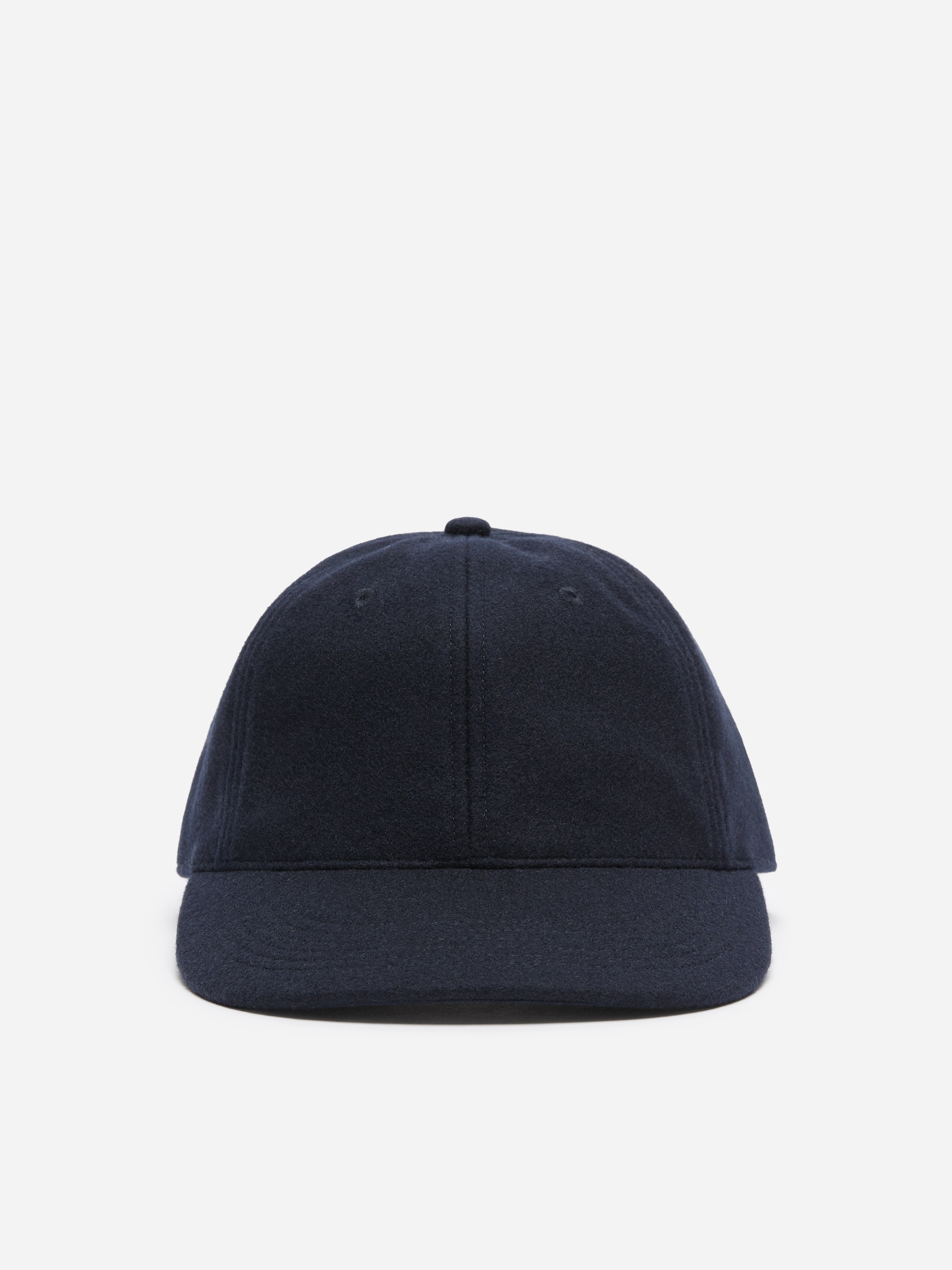 Wool Blend Baseball Cap - Dark Navy - men - StillMedia/DescriptiveStillLife - 2
