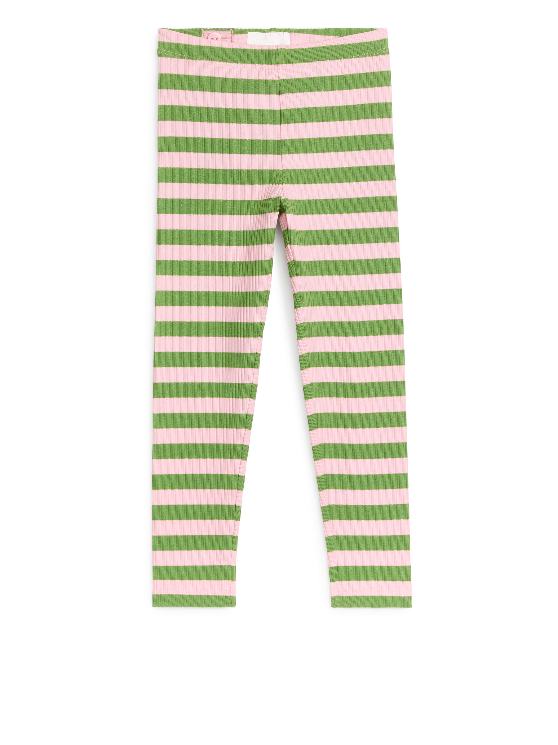 Gerippte Leggings - Grün/Rosa - Slim Fit - Kinder - StillMedia/DescriptiveStillLife - 1