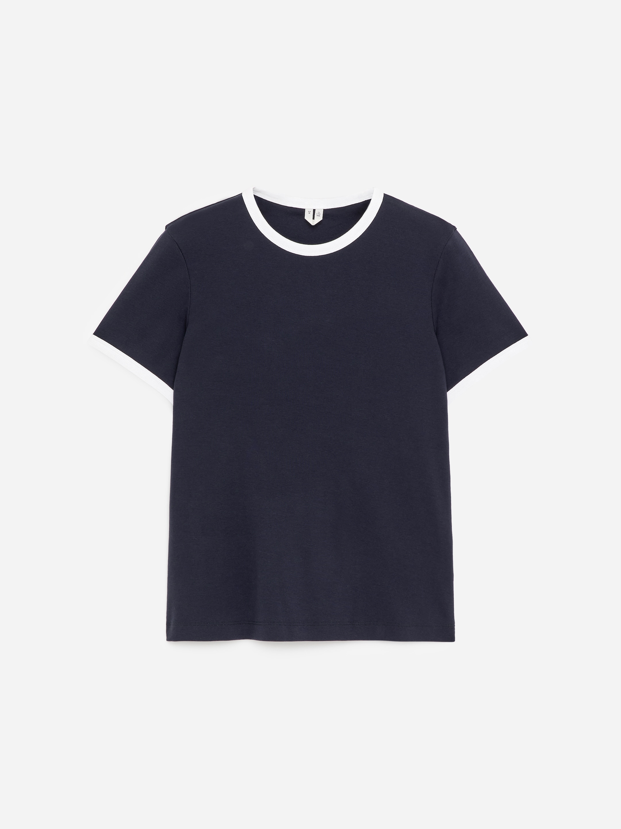 Ribbed T-Shirt-Blue-18174