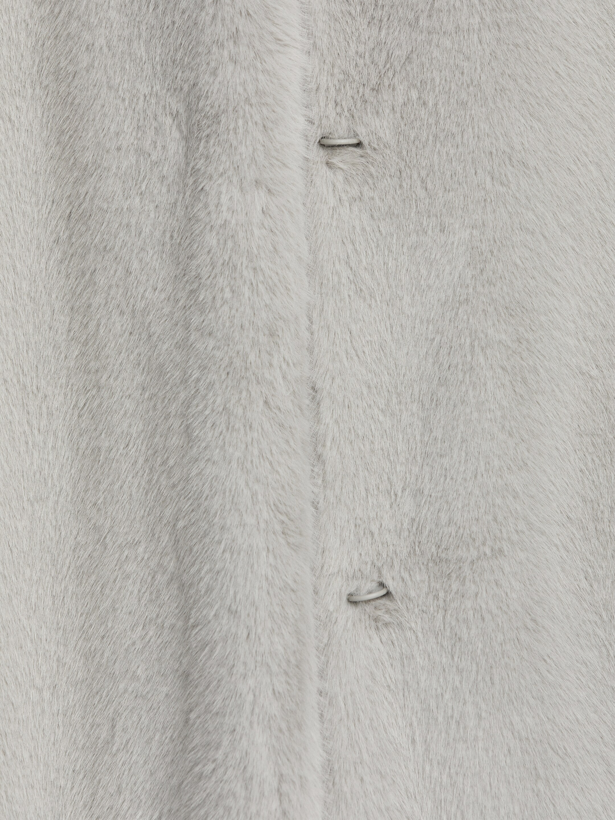 Faux Fur Coat - Grey - Oversized - Women - StillMedia/DescriptiveDetail - 2