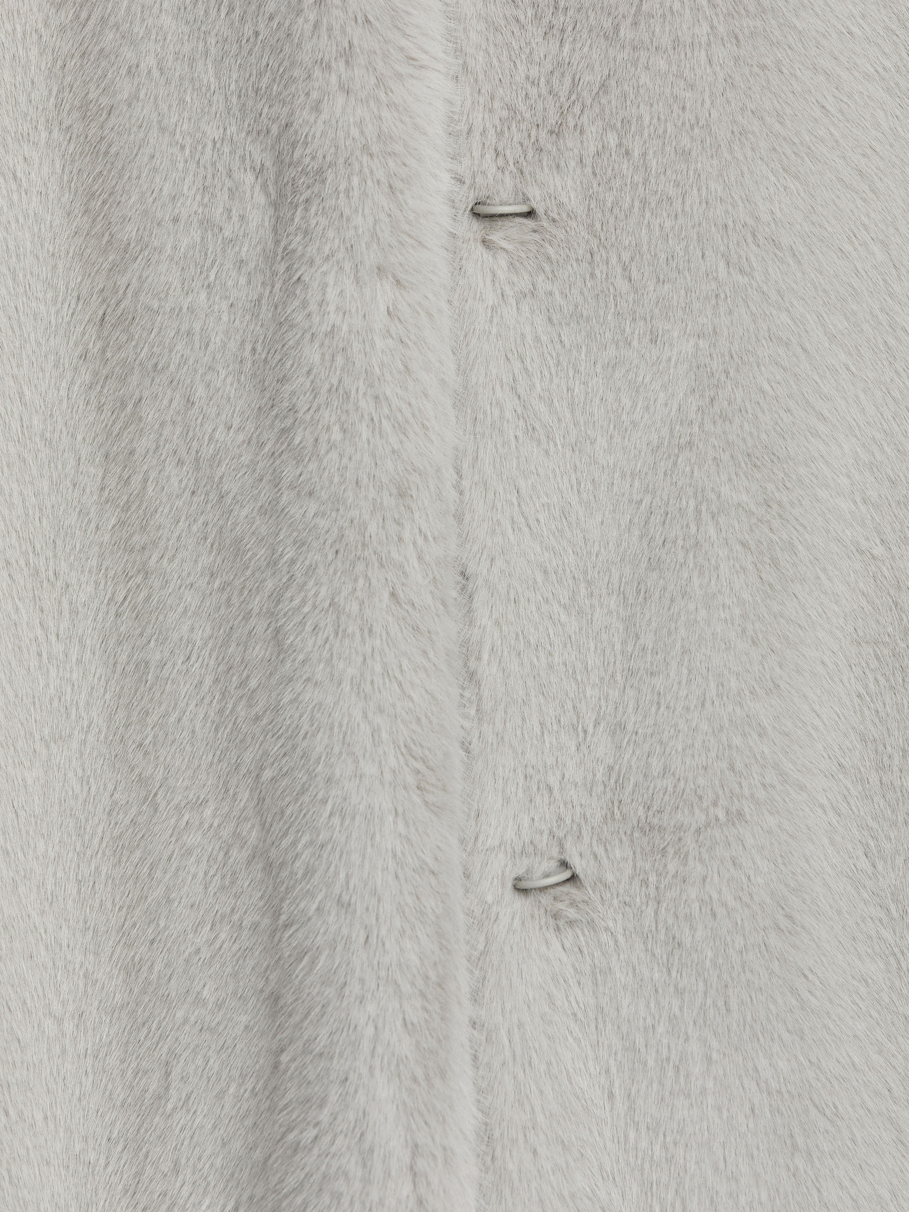 Abrigo de piel sintética - Gris - Oversized - Women - StillMedia/DescriptiveDetail - 2