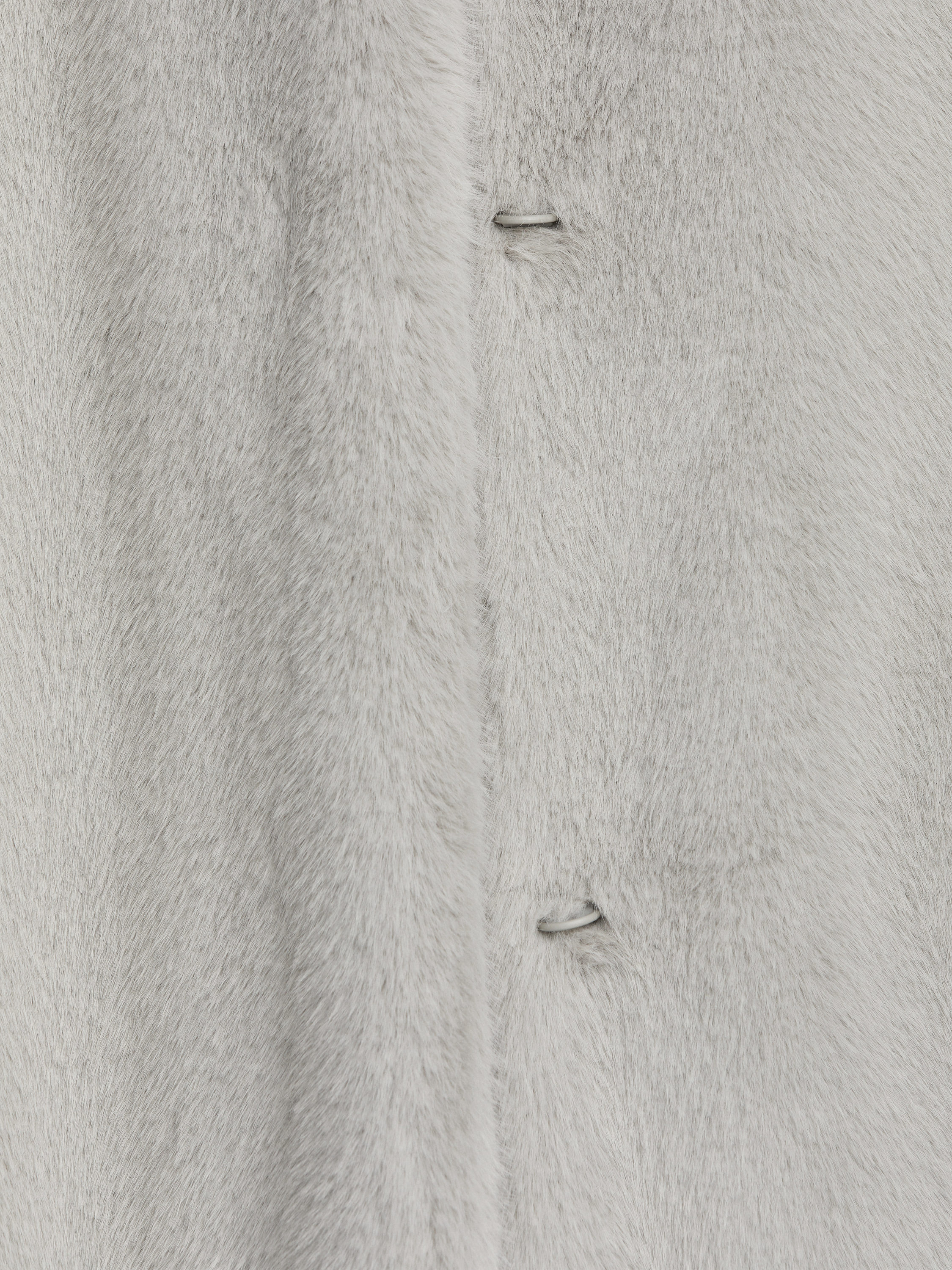 Faux Fur Coat - Grey - Oversized - Women - StillMedia/DescriptiveDetail - 2