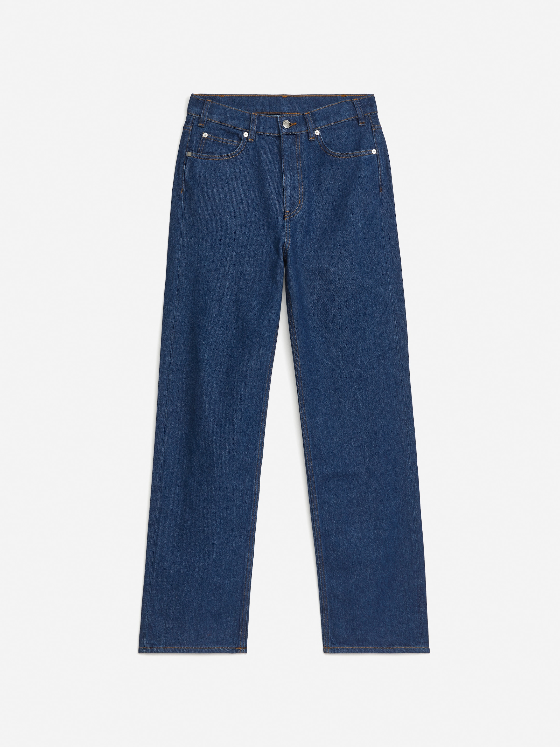Ingrandisci l'immagine: POPLAR High Relaxed Jeans - Mid Blue - DONNA | H&M CH 1